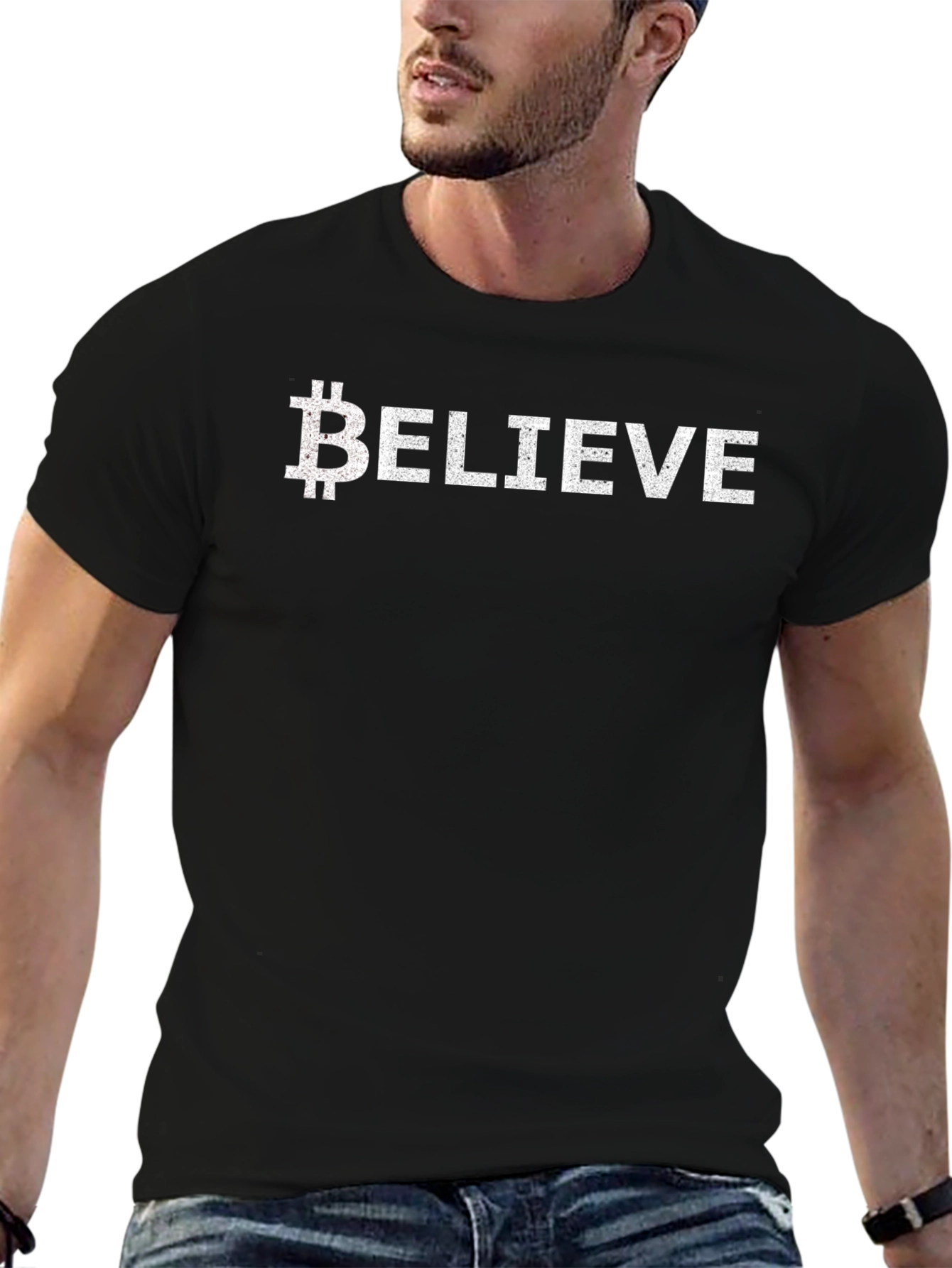 Bitcoin Believe Graphic Tee - Crypto Investor Shirt
