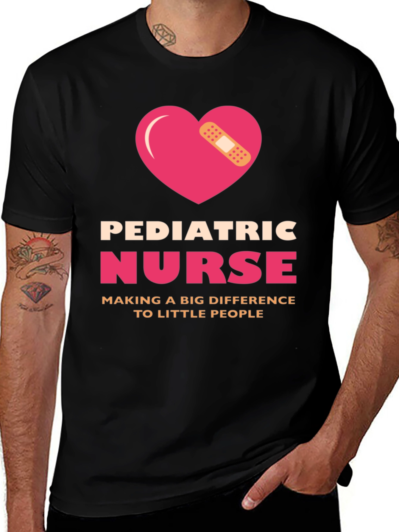 Pediatric Nurse T-Shirt - Making a Big Difference