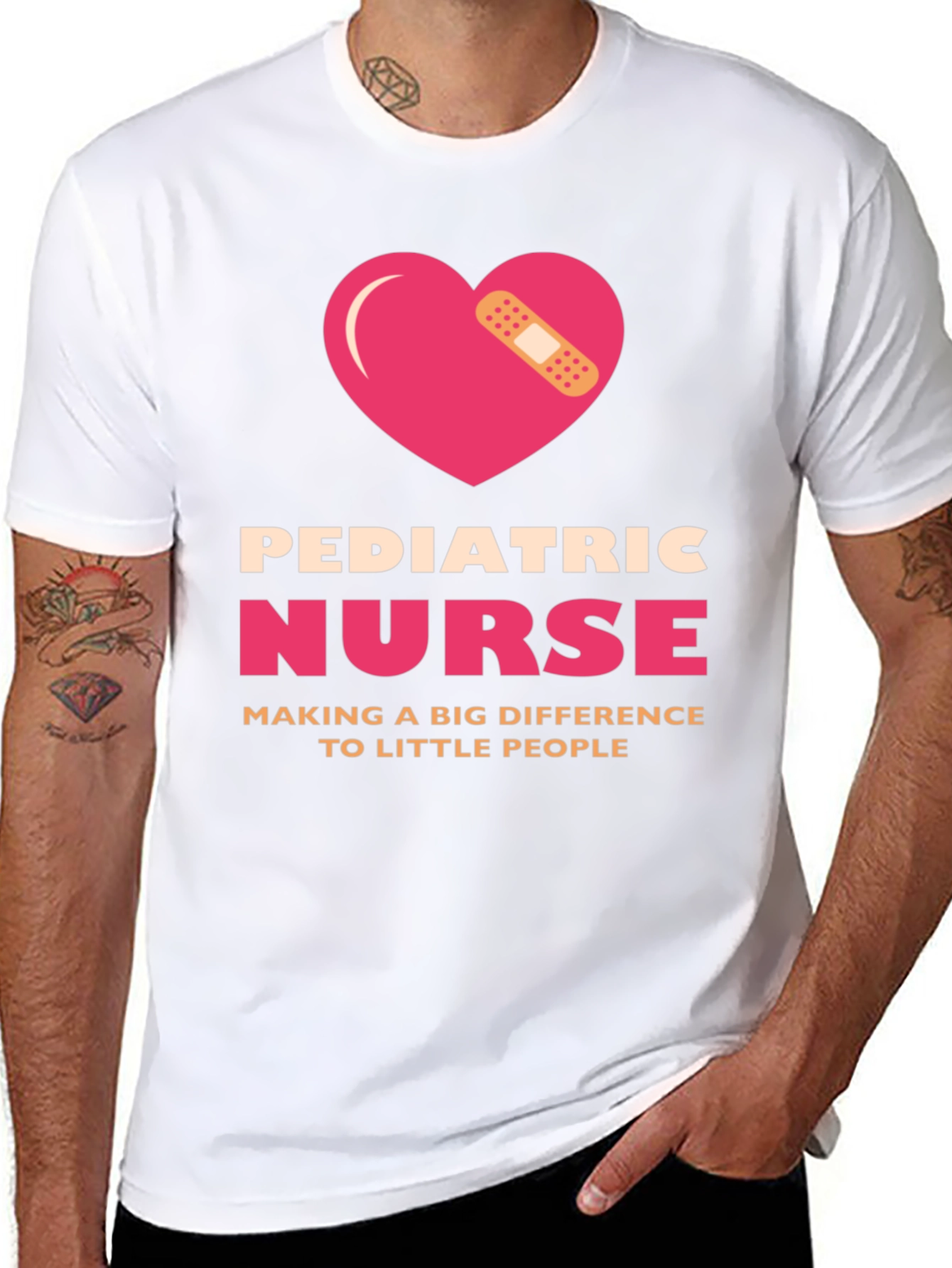 Pediatric Nurse T-Shirt - Making a Big Difference