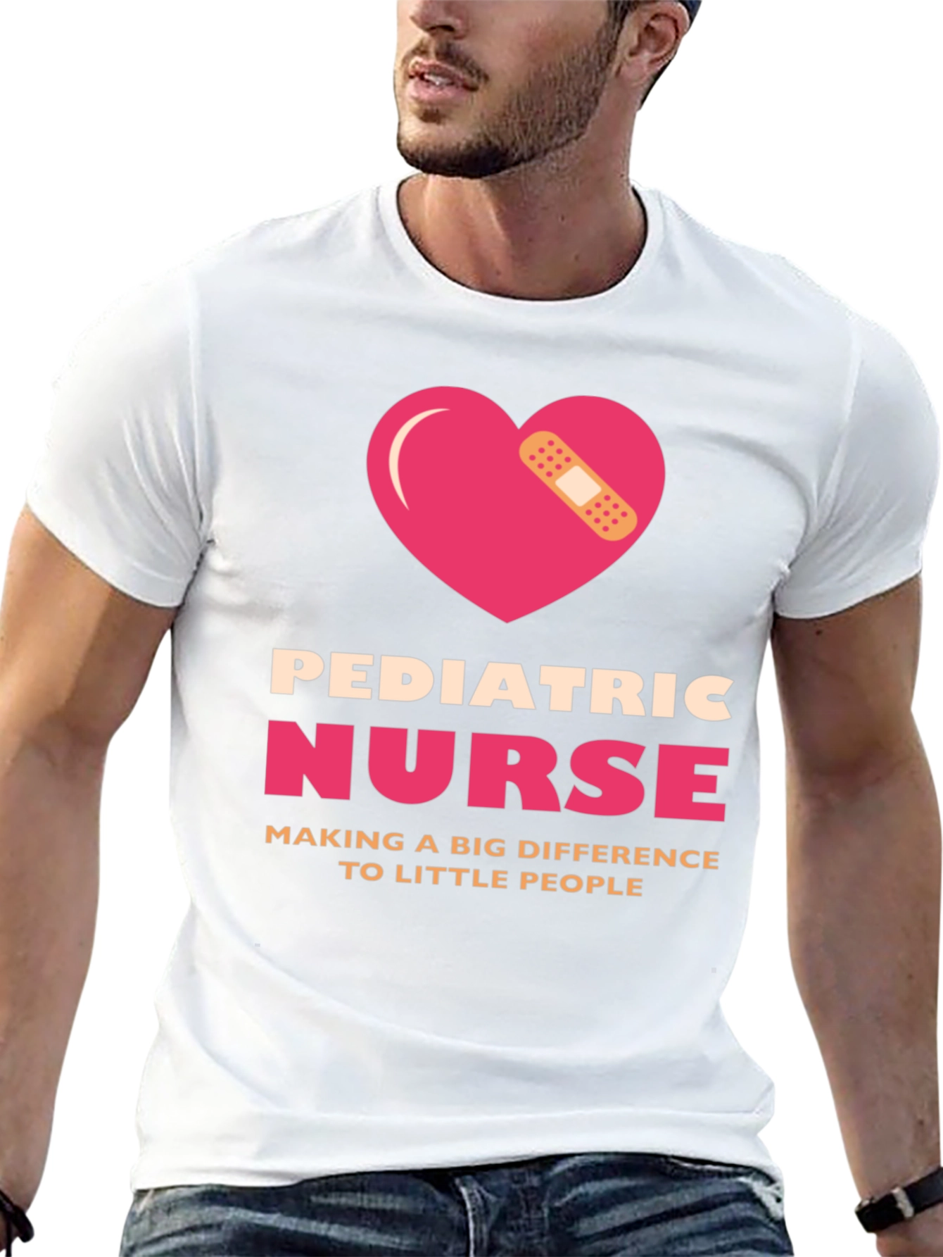 Pediatric Nurse T-Shirt - Making a Big Difference