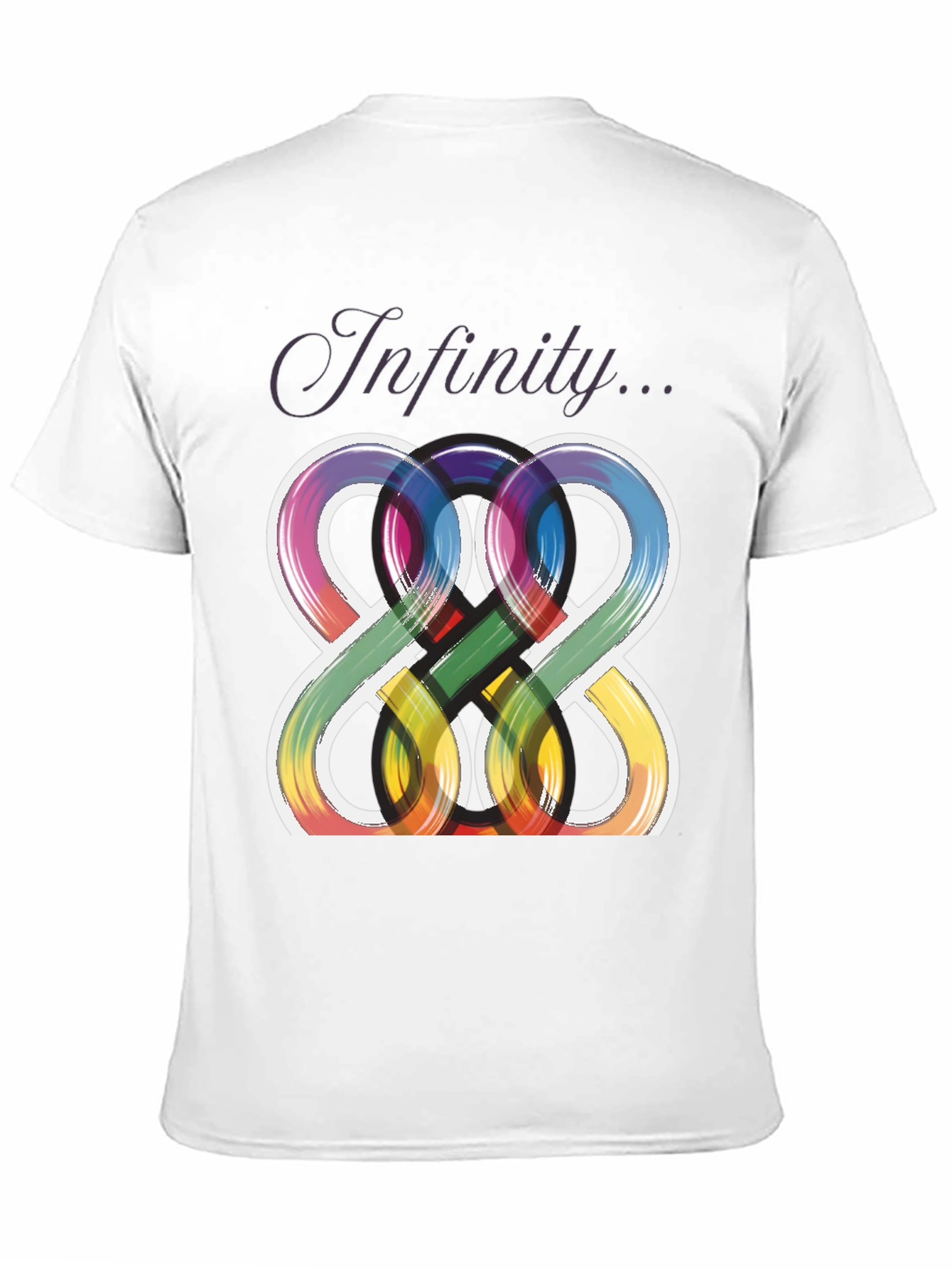 Infinity Symbol Graphic Tee - Unique Artistic Design