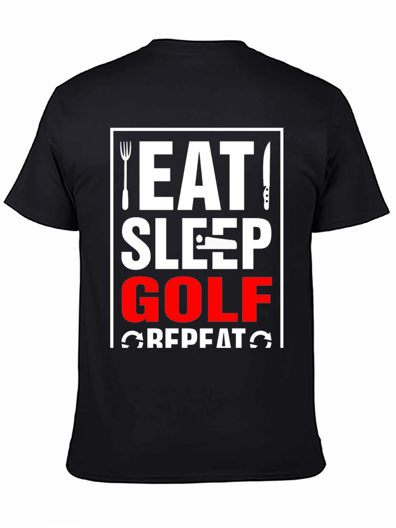 Eat Sleep Golf Repeat T-Shirt