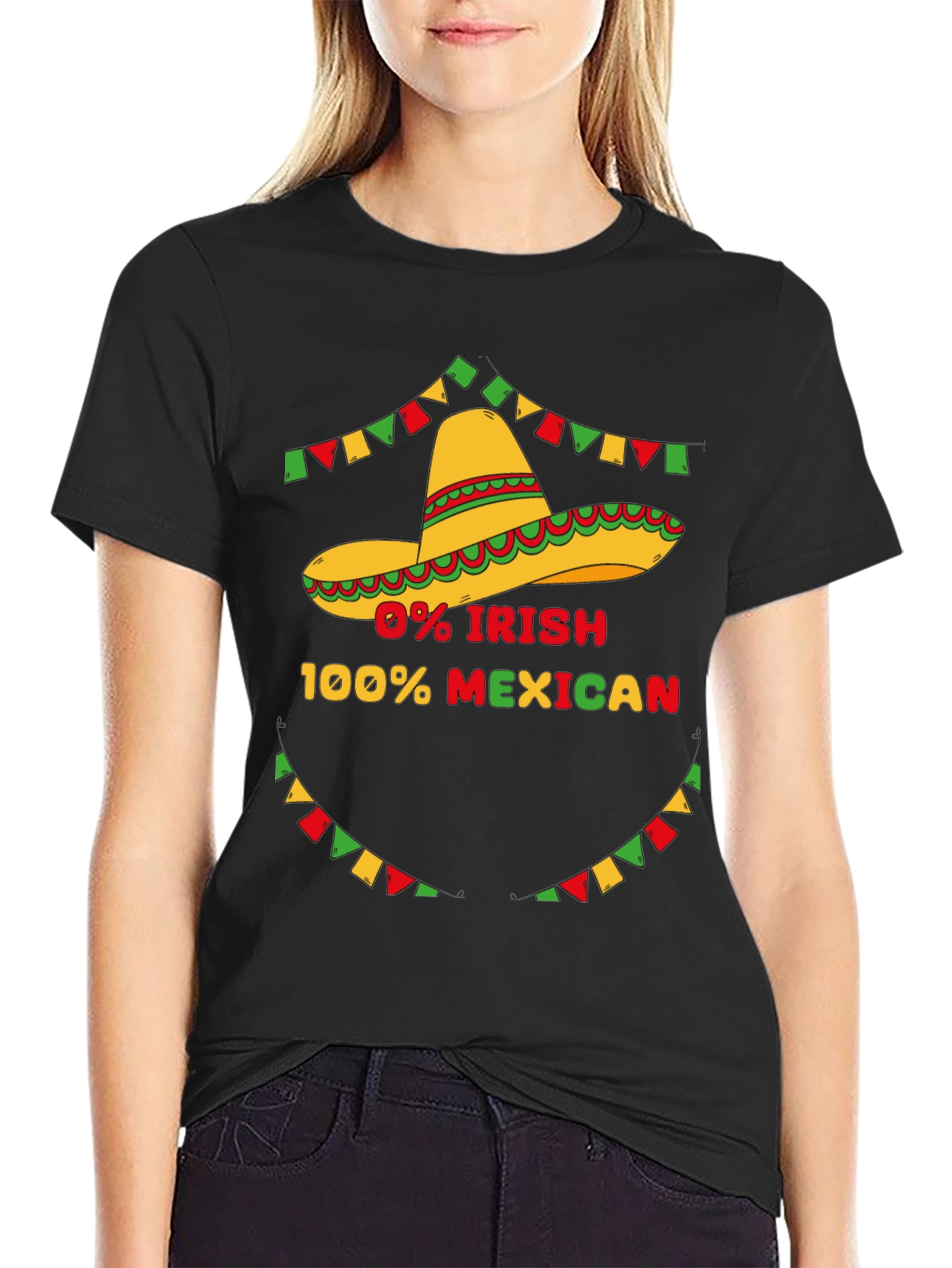 0% Irish 100% Mexican Graphic T-Shirt