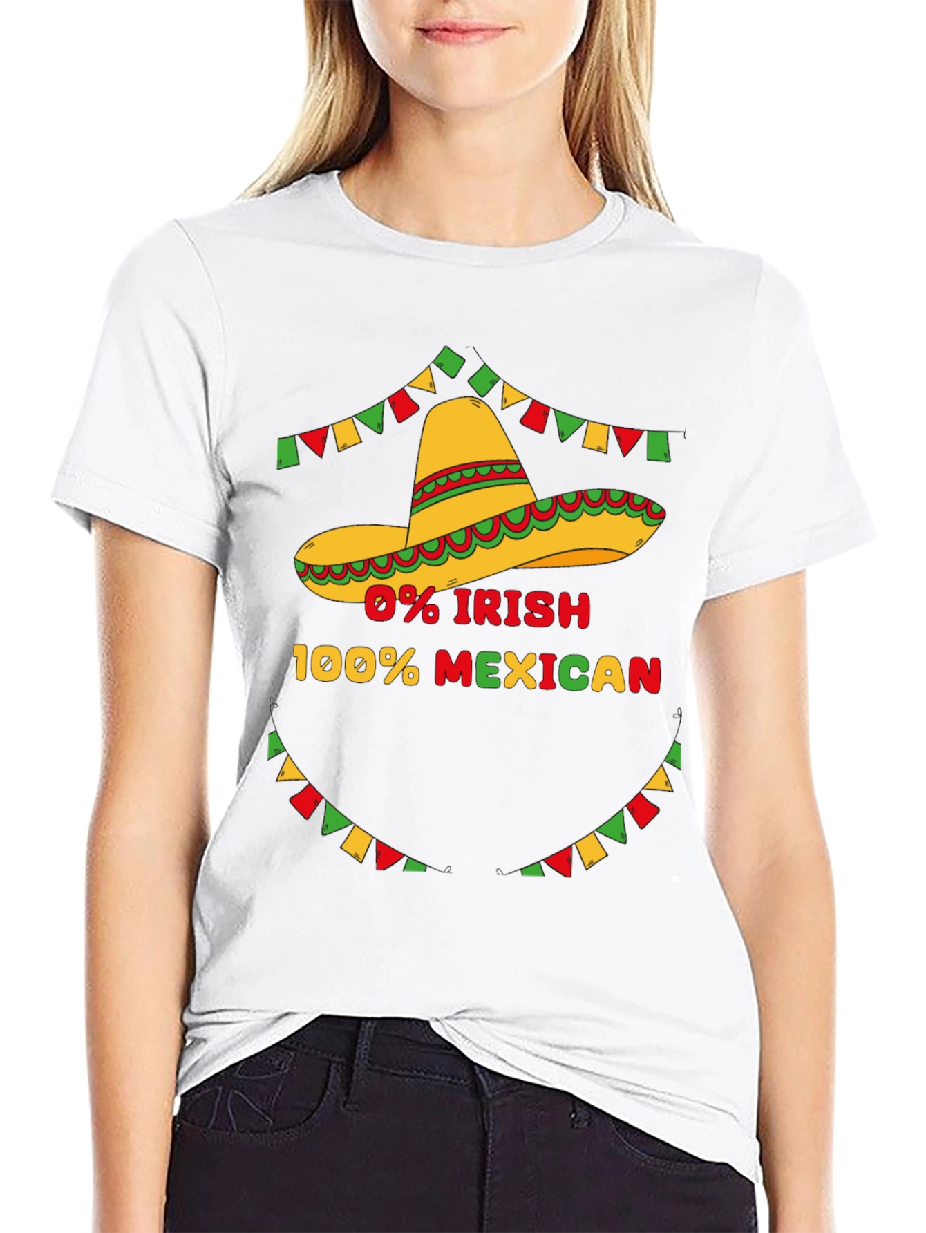 0% Irish 100% Mexican Graphic T-Shirt