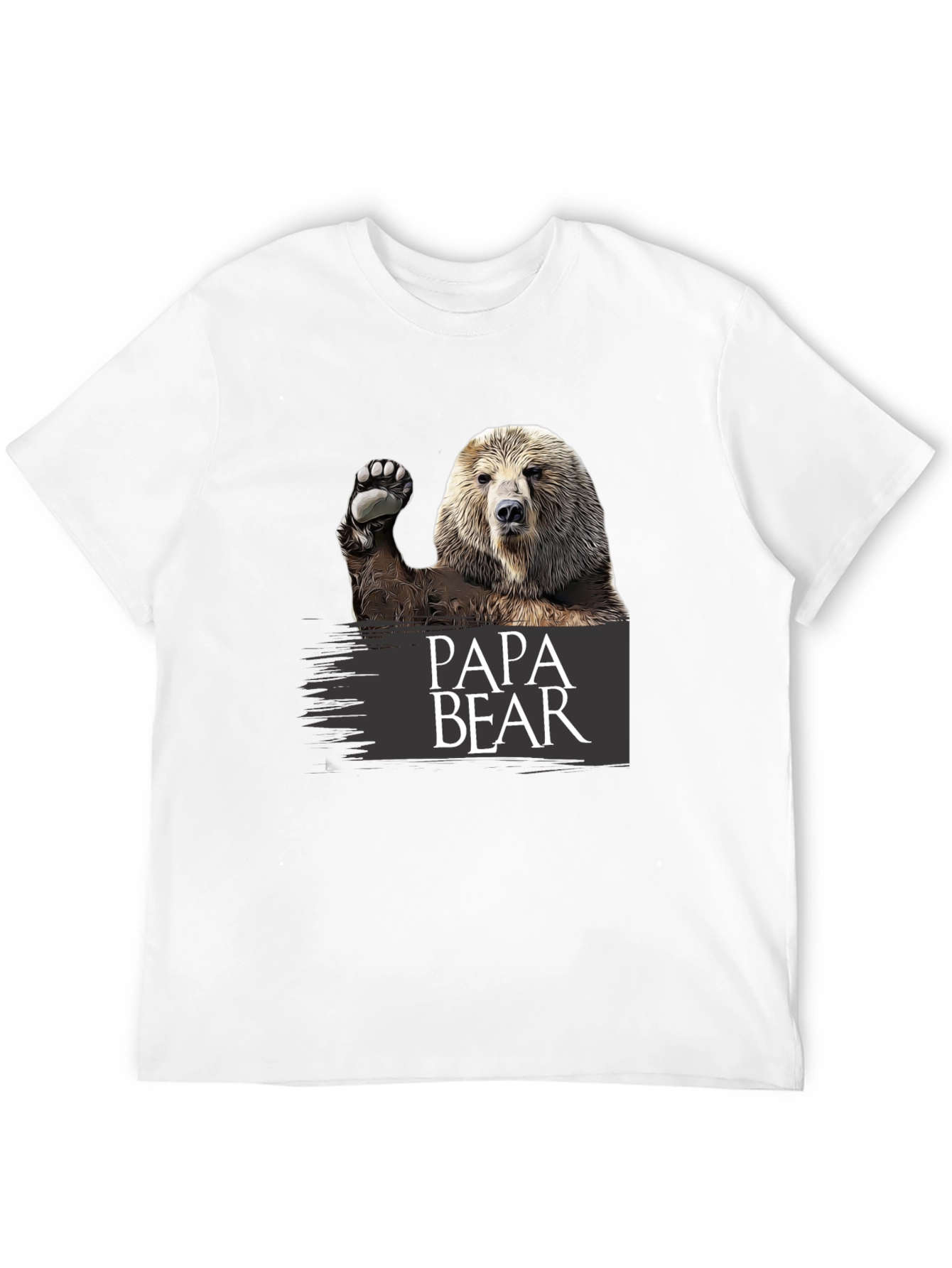 Papa Bear Graphic T-Shirt - Great Gift!