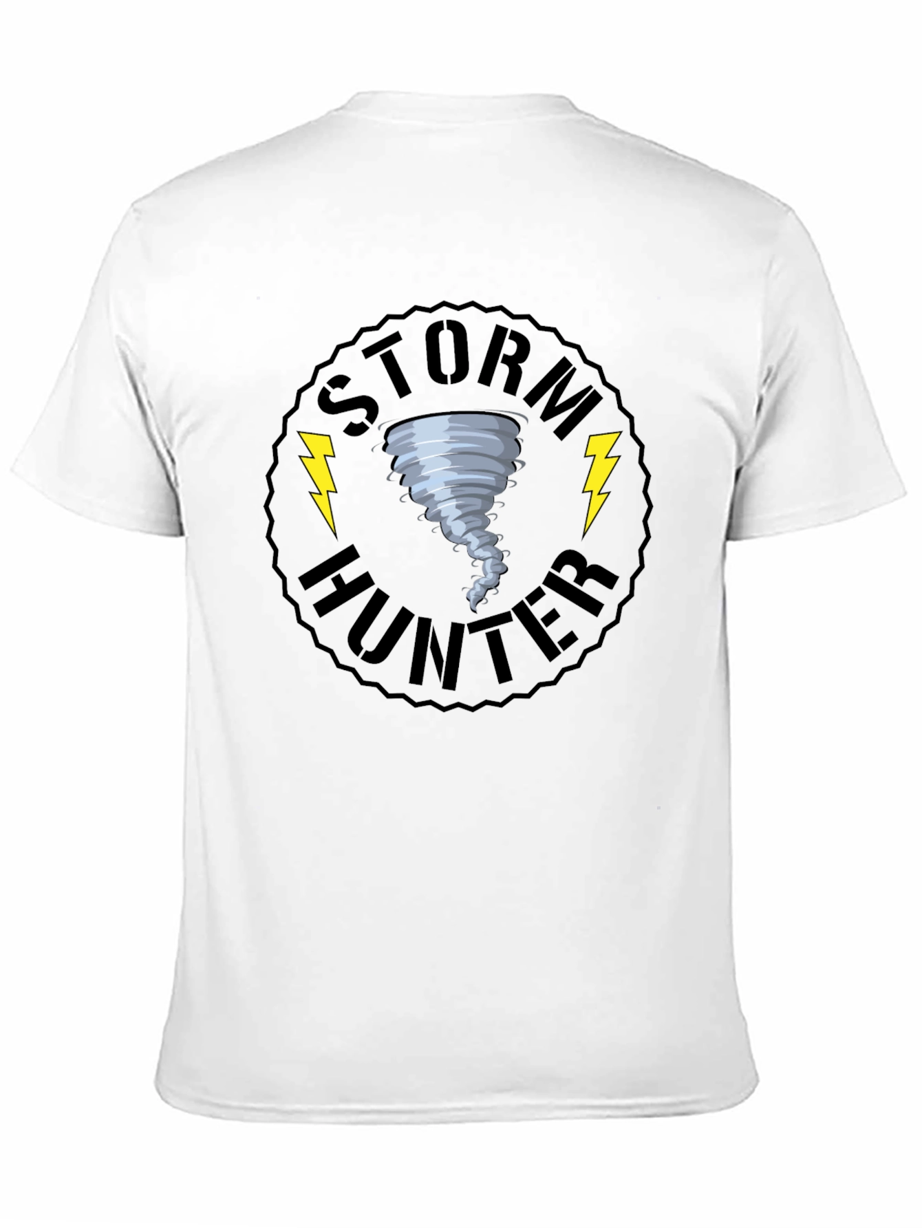 Storm Hunter Black Graphic T-Shirt