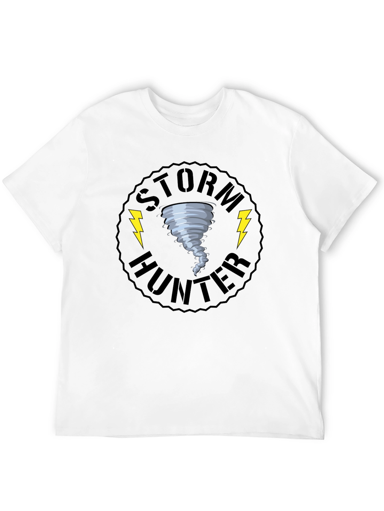 Storm Hunter Black Graphic T-Shirt