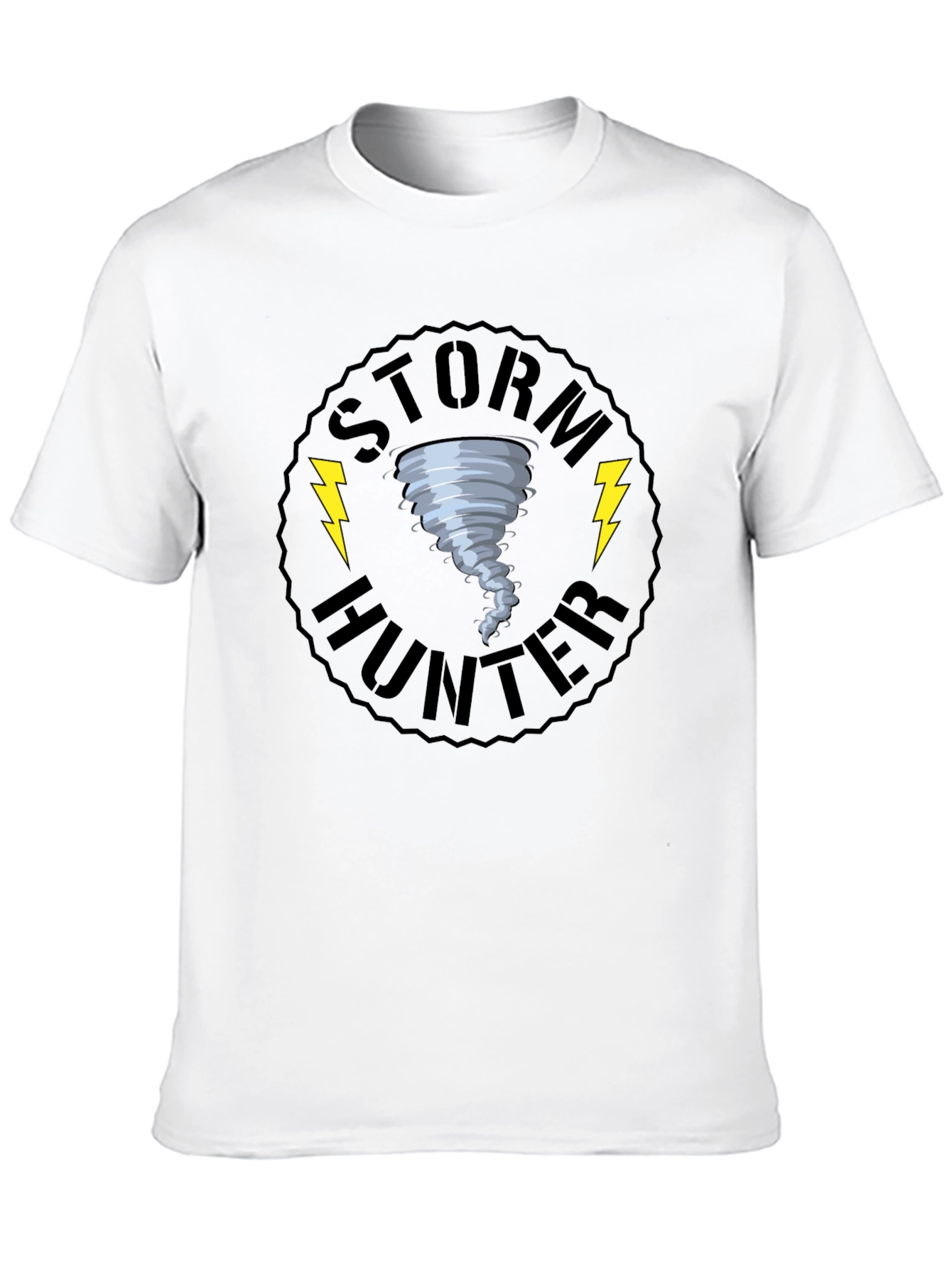 Storm Hunter Black Graphic T-Shirt