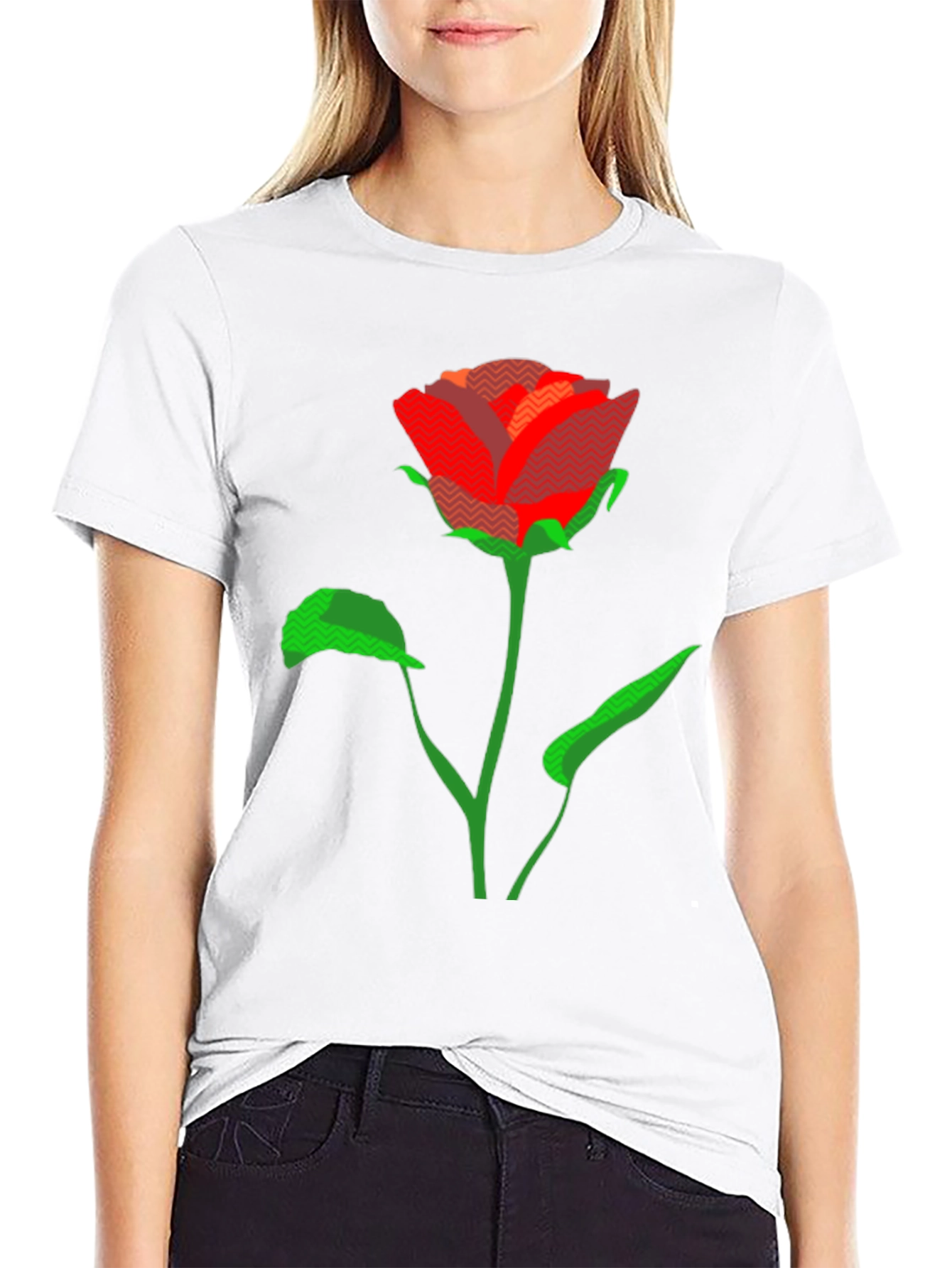 Rose Graphic Tee - Mens Short Sleeve