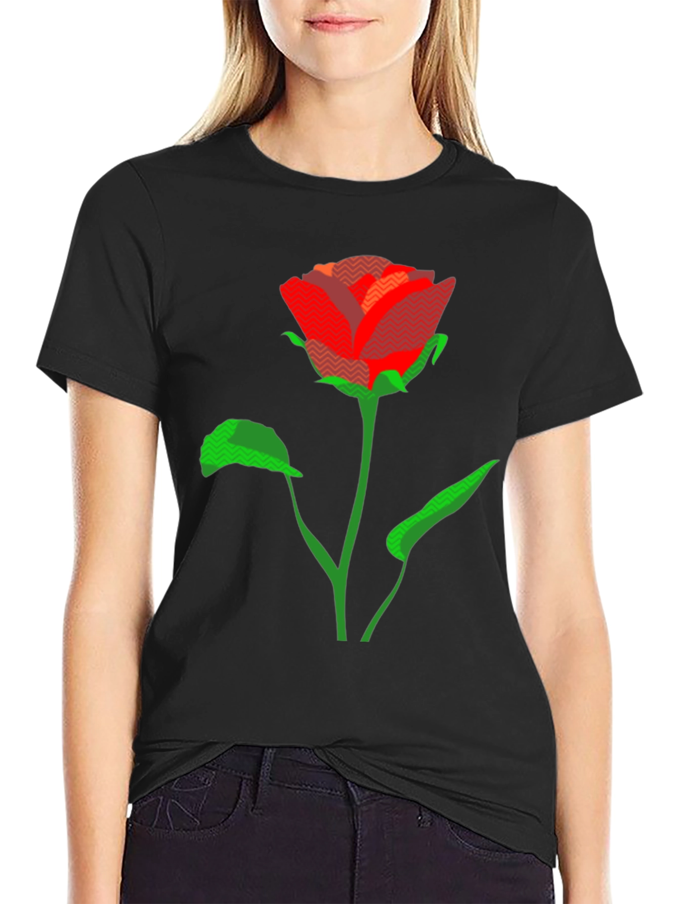 Rose Graphic Tee - Mens Short Sleeve