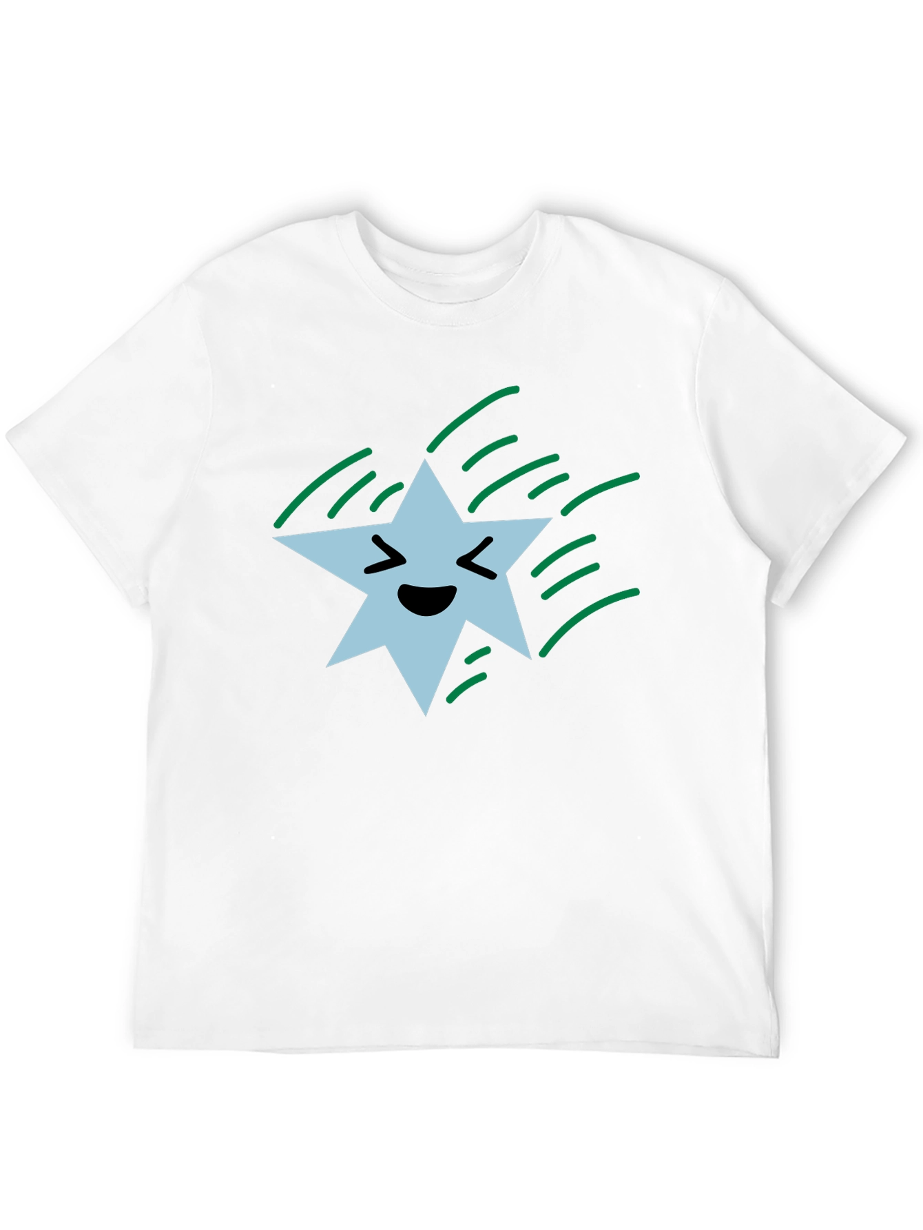 Smiling Star Black T-Shirt