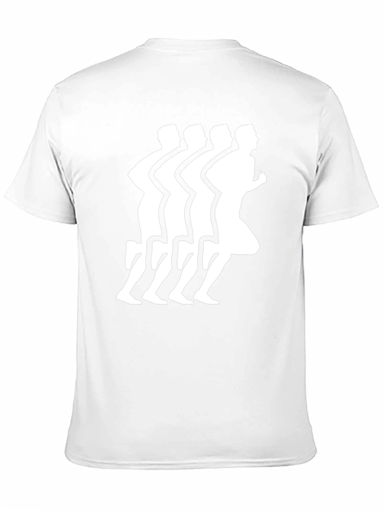 Mens Black Running Graphic T-Shirt