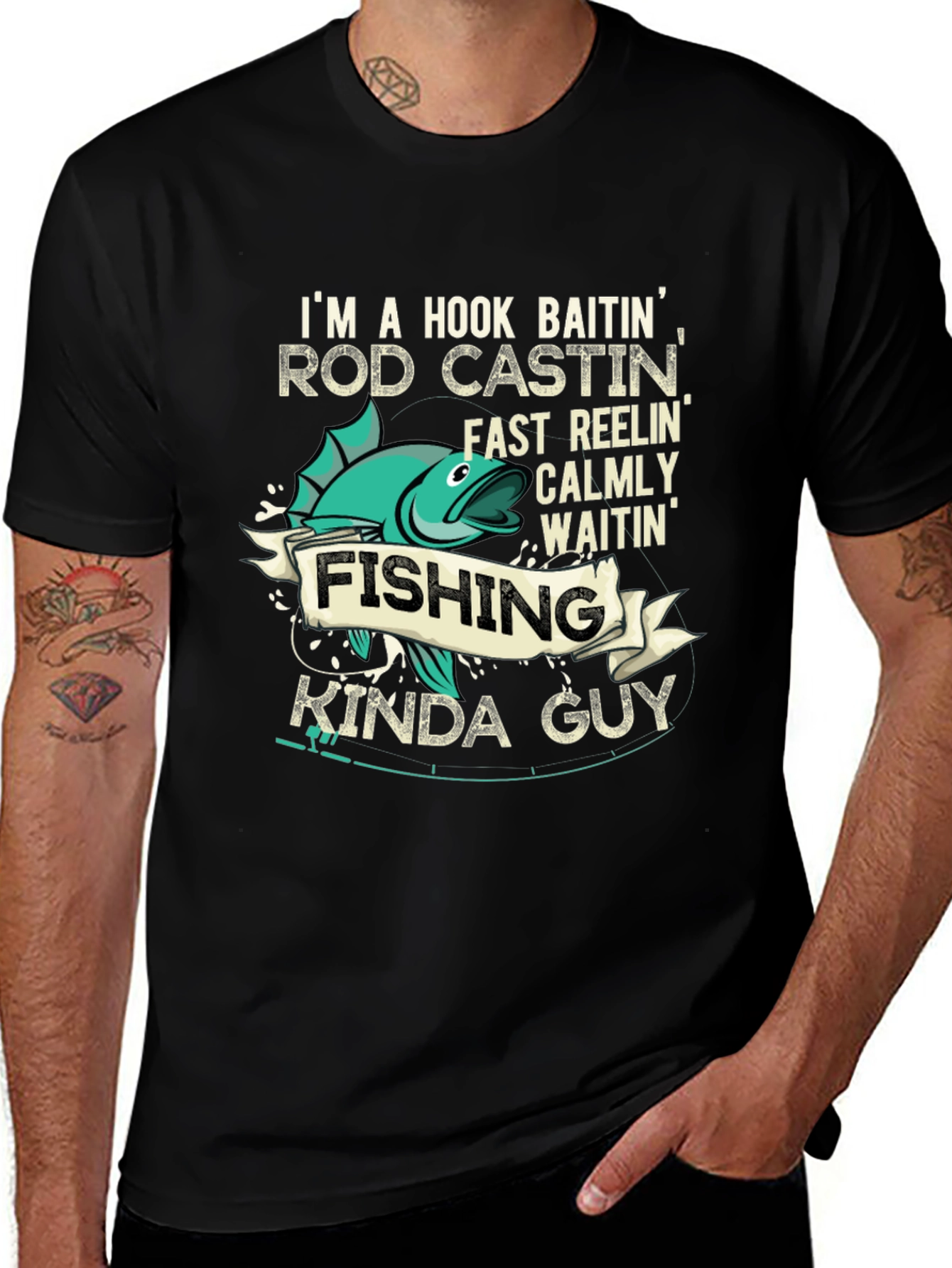 Fishing Kinda Guy Graphic T-Shirt