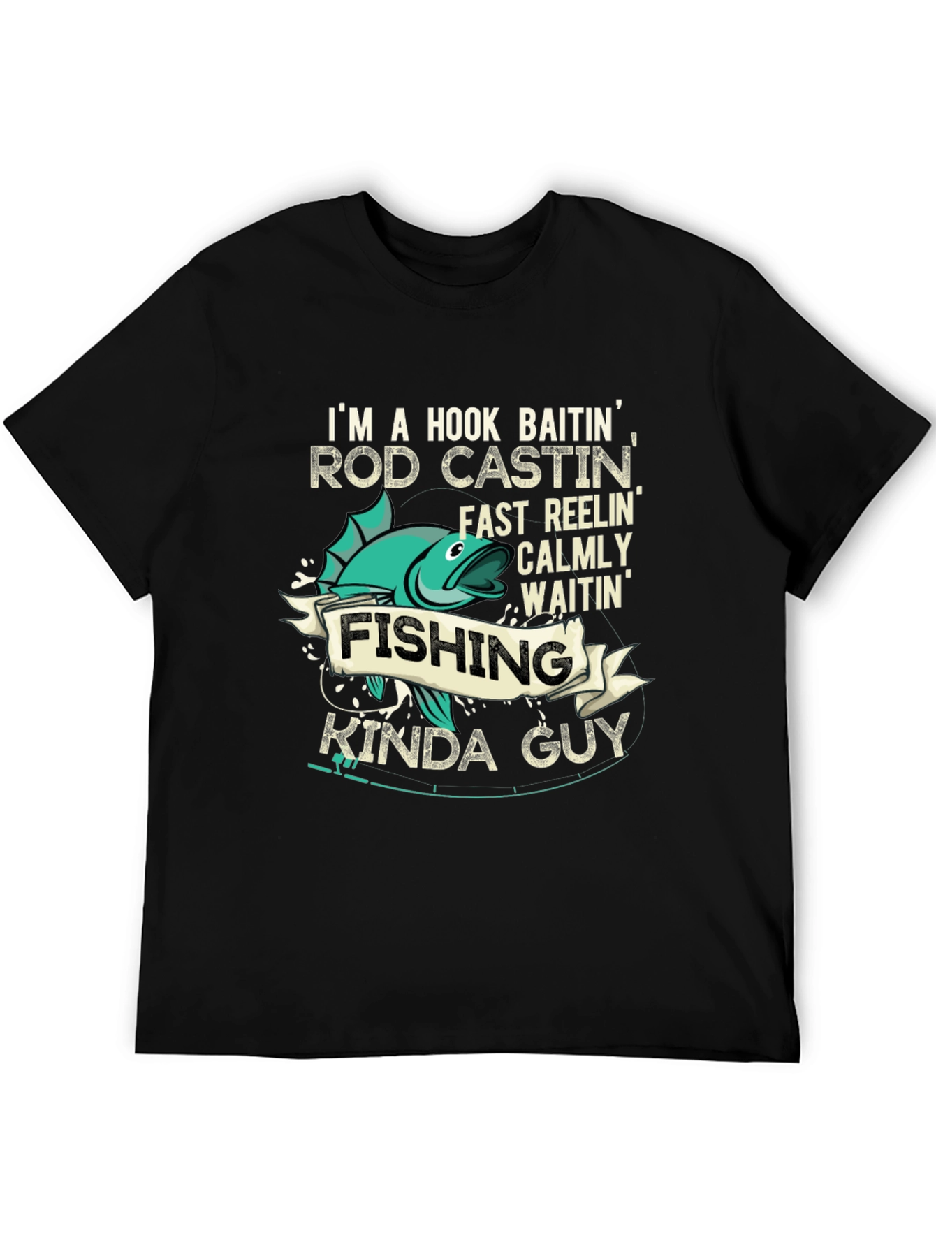 Fishing Kinda Guy Graphic T-Shirt