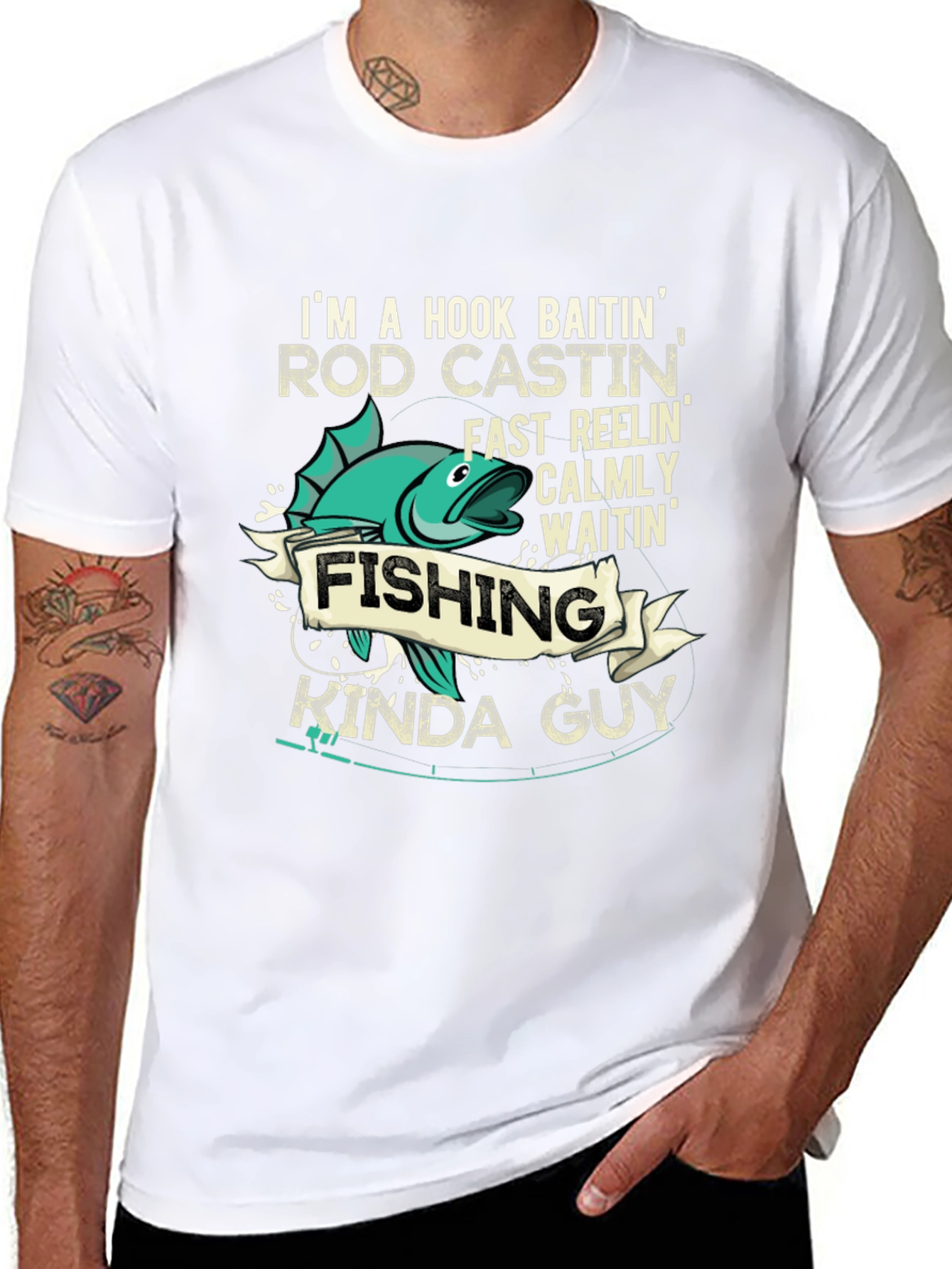 Fishing Kinda Guy Graphic T-Shirt