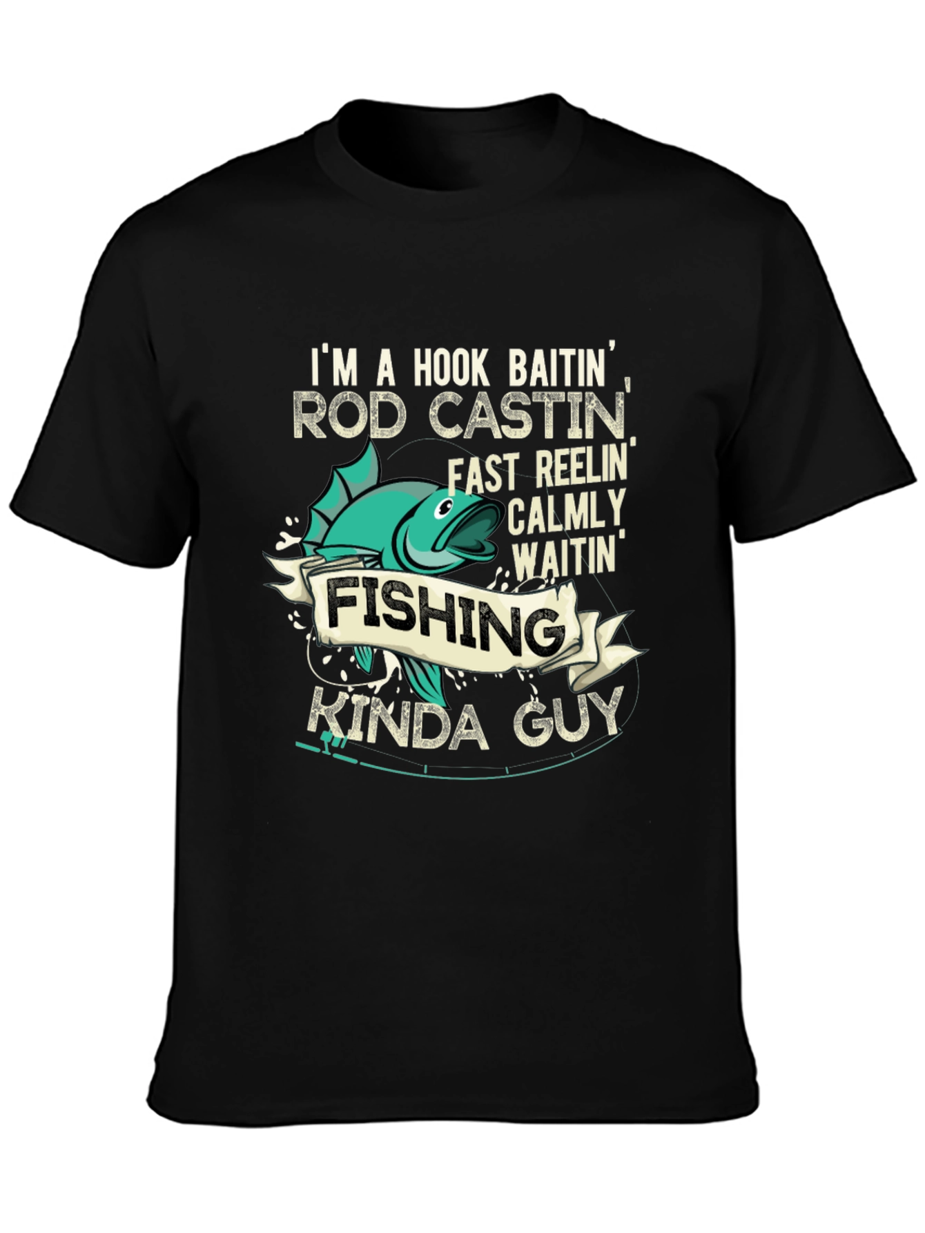 Fishing Kinda Guy Graphic T-Shirt