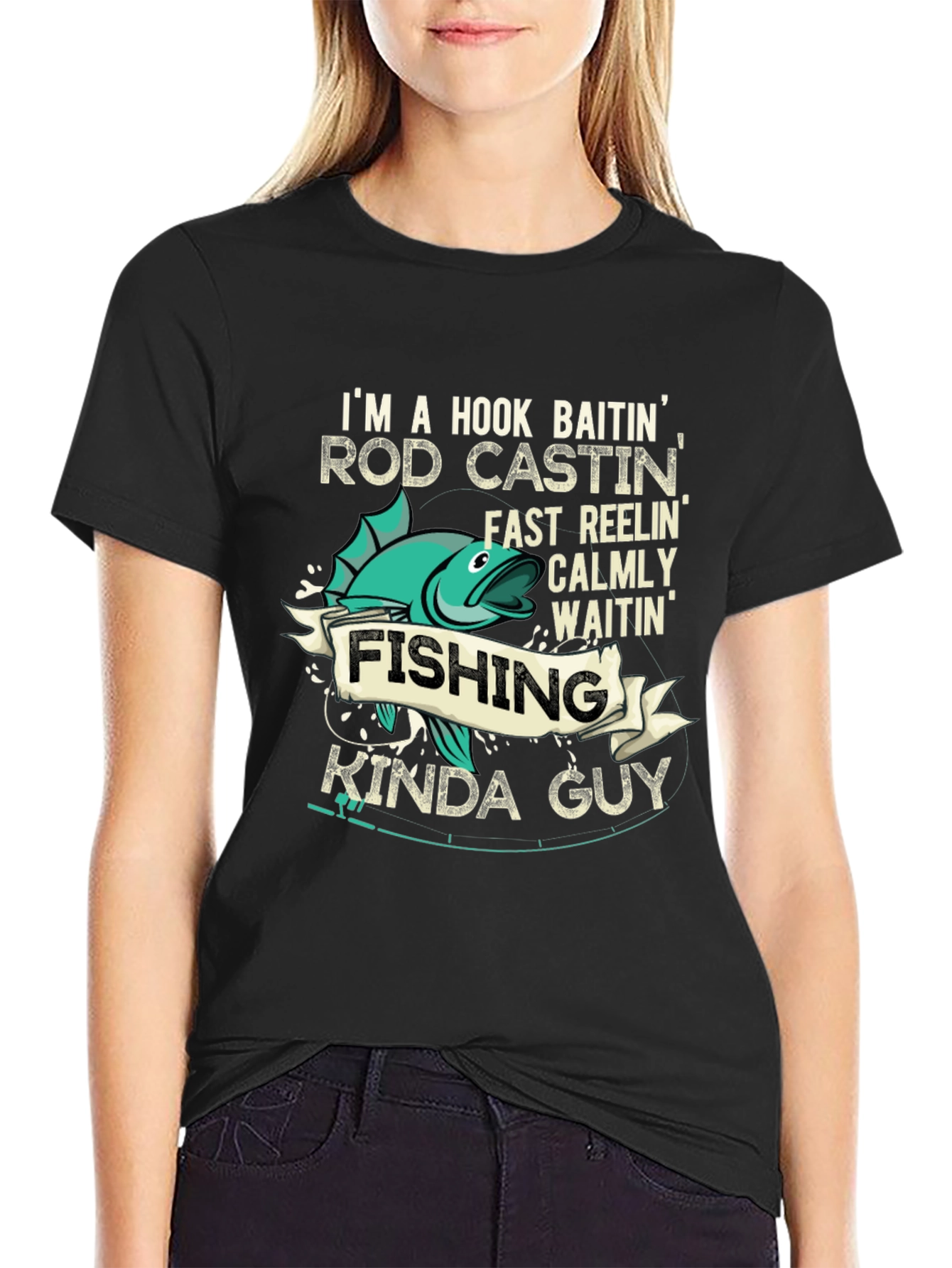 Fishing Kinda Guy Graphic T-Shirt