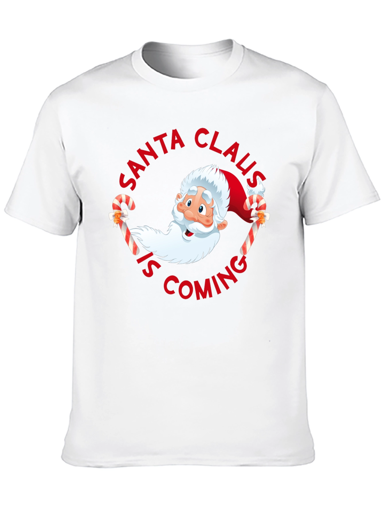 Santa Claus is Coming T-Shirt - Holiday Festive Tee