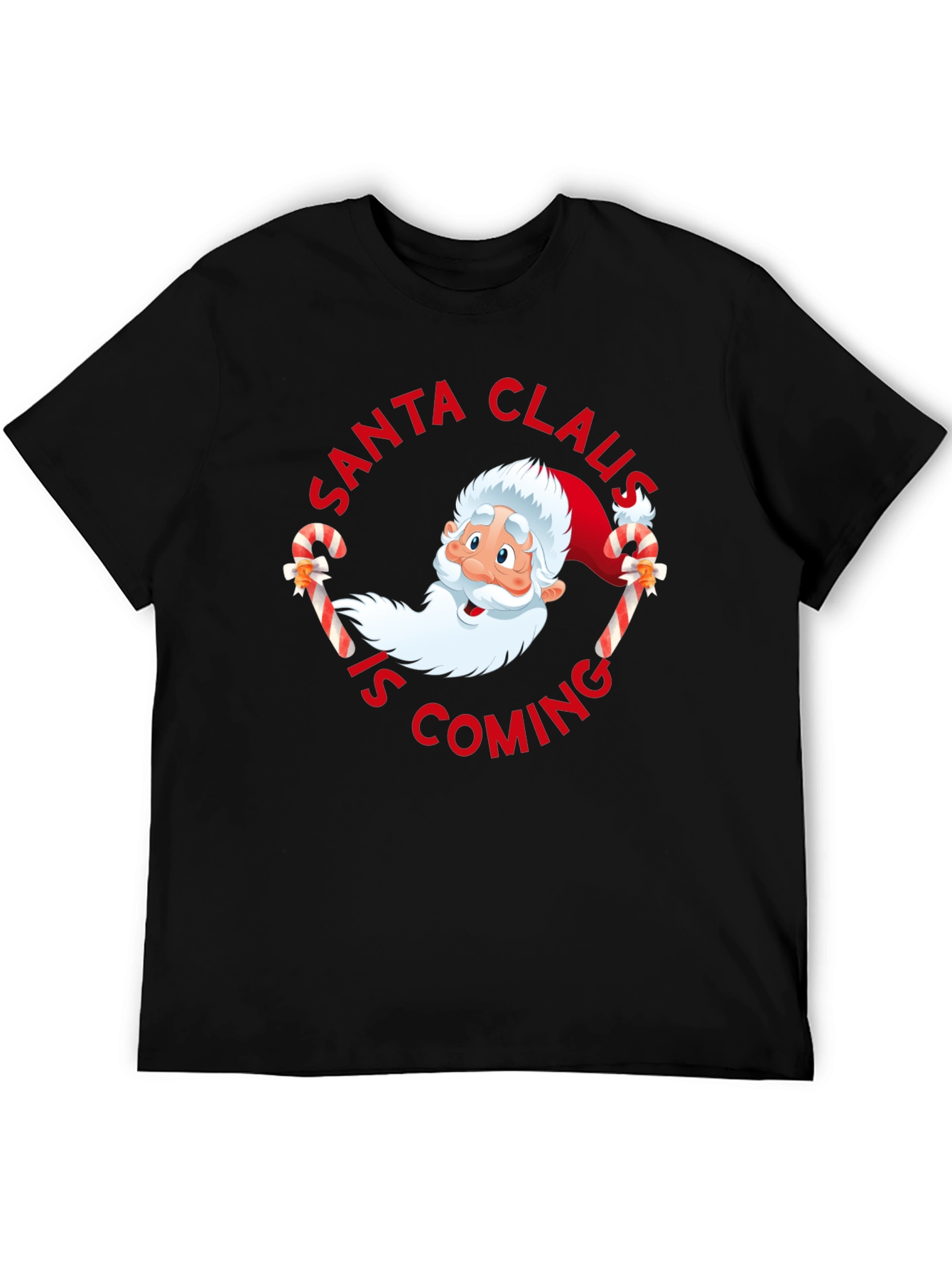 Santa Claus is Coming T-Shirt - Holiday Festive Tee
