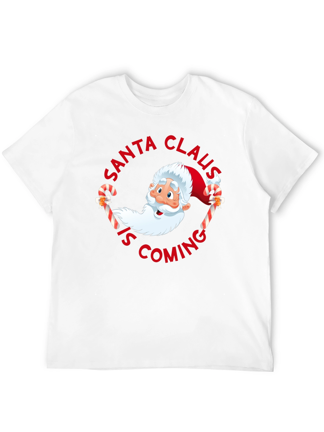 Santa Claus is Coming T-Shirt - Holiday Festive Tee