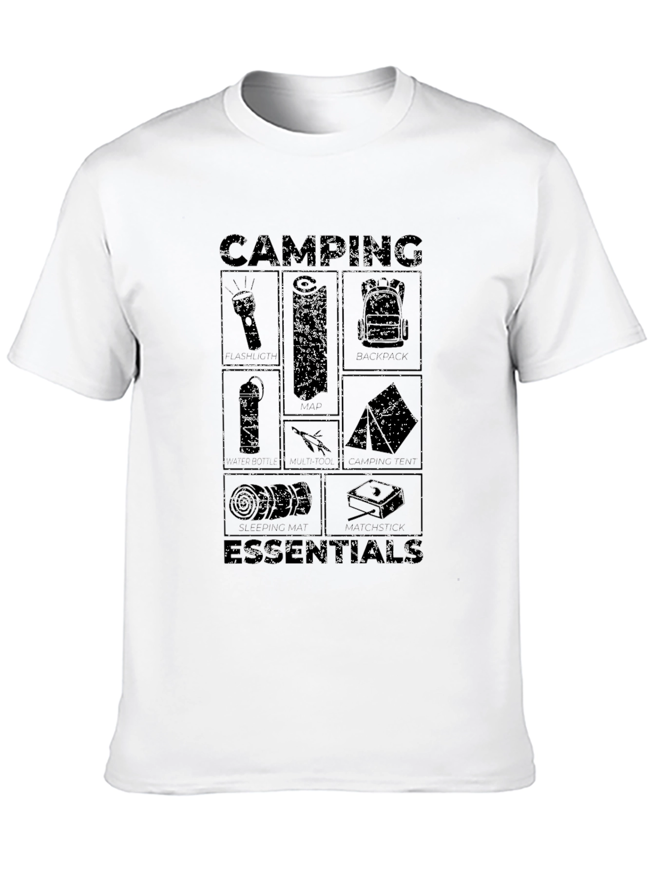 Camping Essentials Graphic T-Shirt