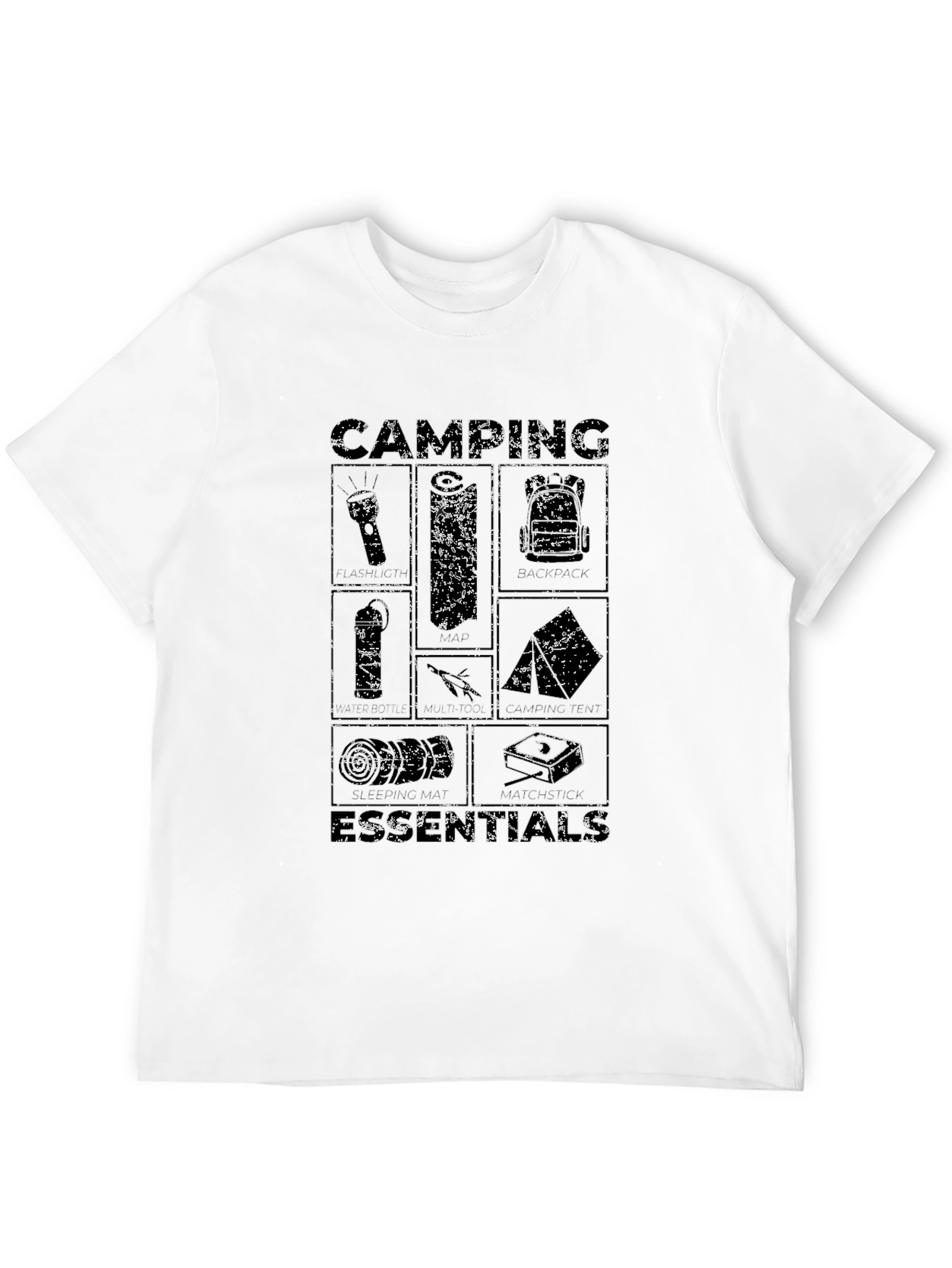 Camping Essentials Graphic T-Shirt