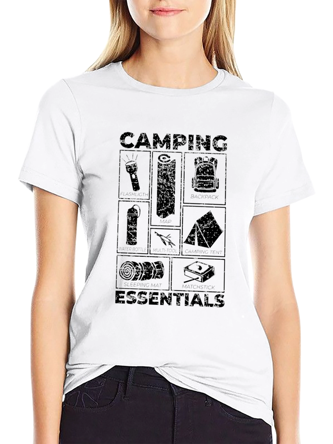 Camping Essentials Graphic T-Shirt