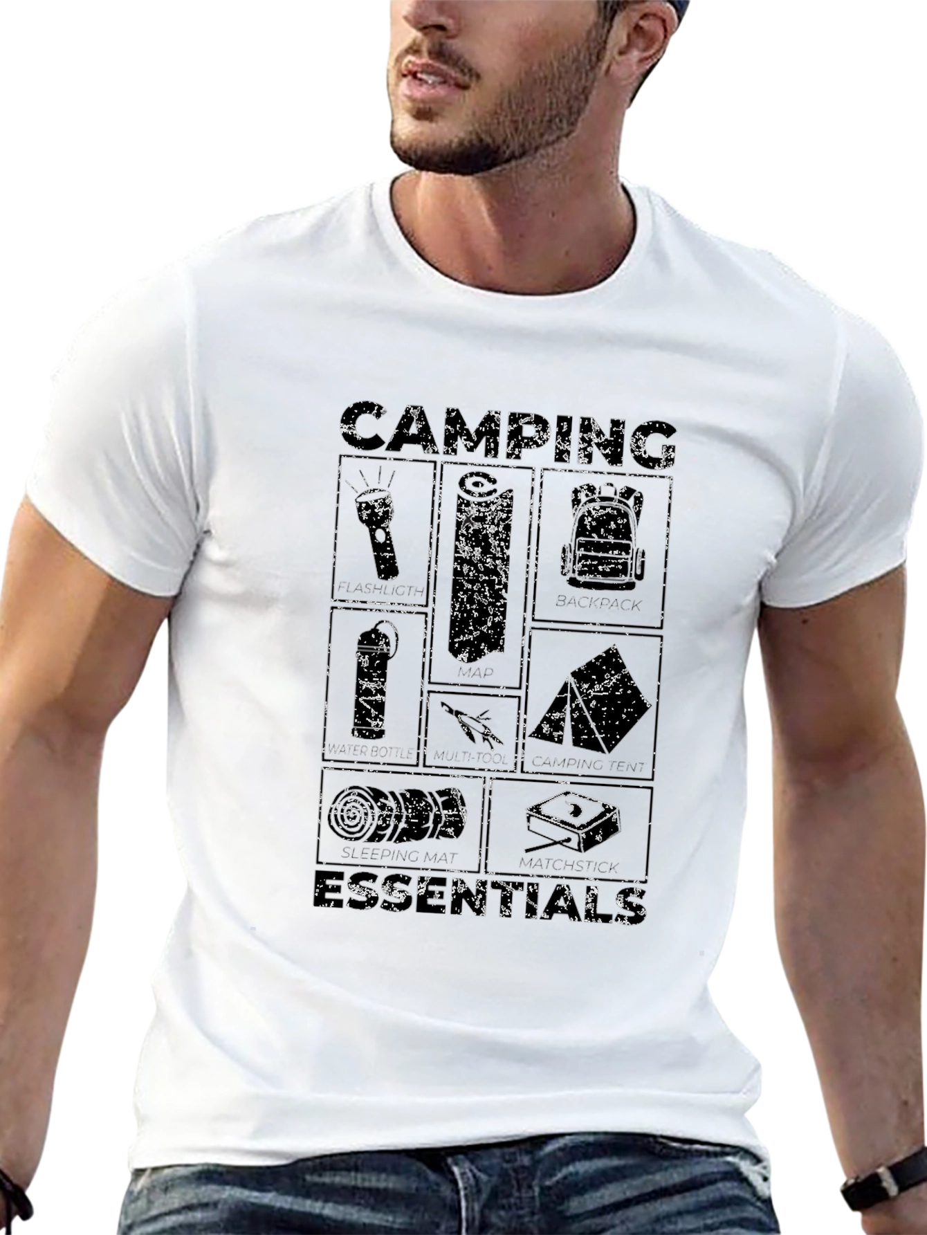 Camping Essentials Graphic T-Shirt