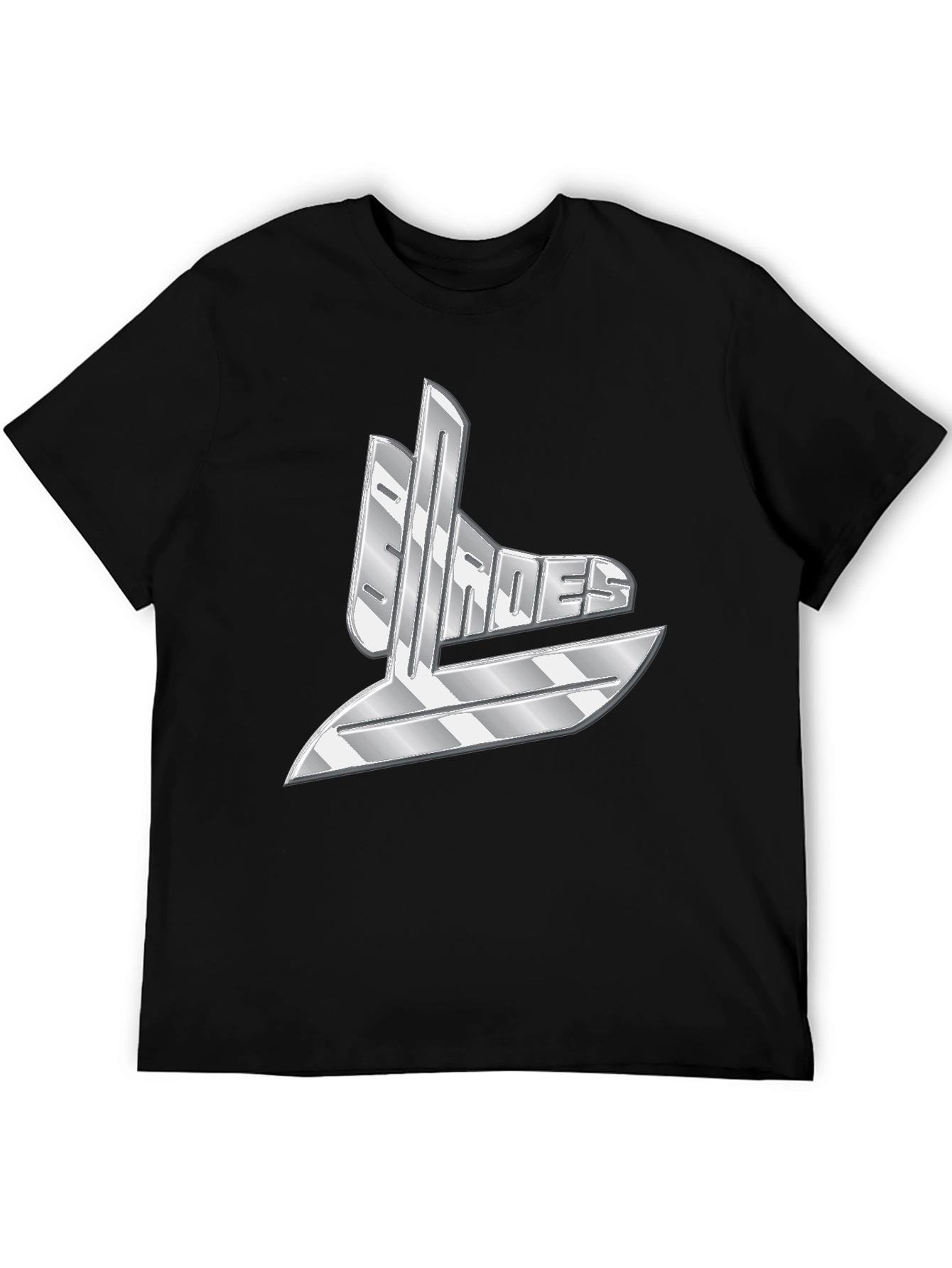 Shades Graphic T-Shirt - Bold Silver Design