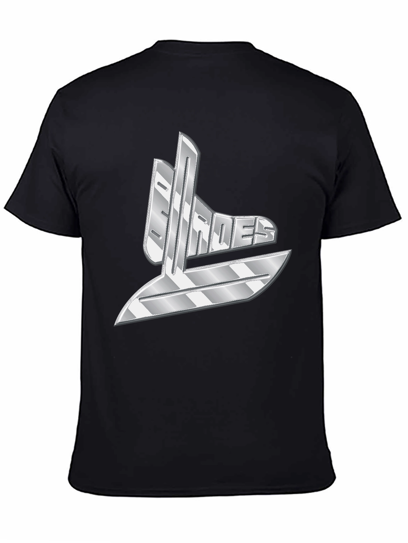 Shades Graphic T-Shirt - Bold Silver Design