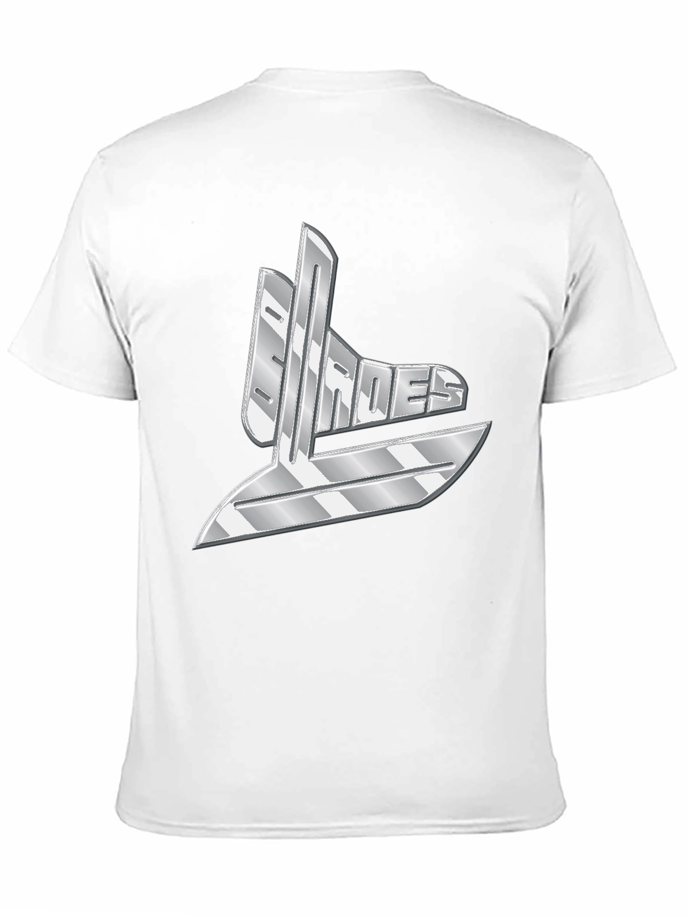 Shades Graphic T-Shirt - Bold Silver Design