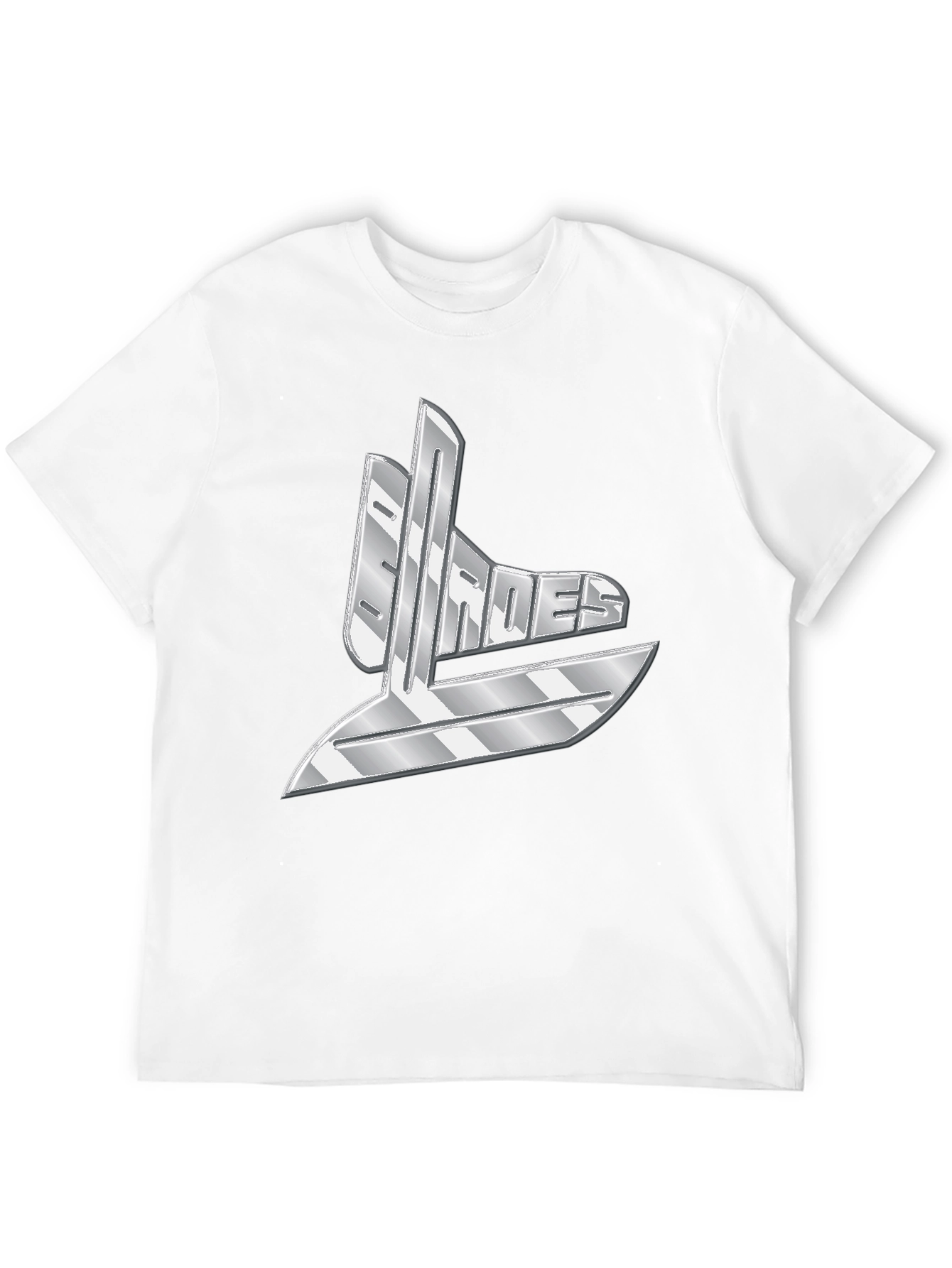 Shades Graphic T-Shirt - Bold Silver Design