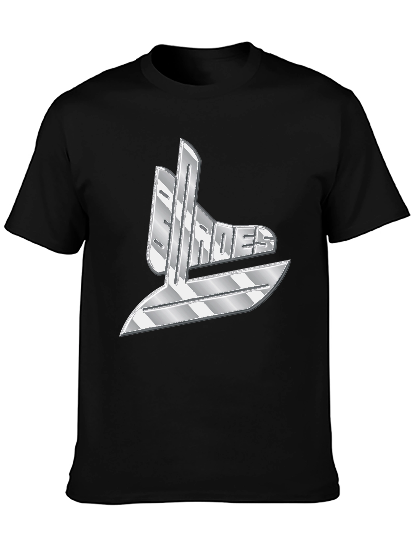 Shades Graphic T-Shirt - Bold Silver Design
