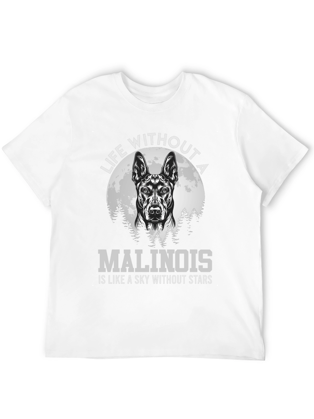 Malinois Dog Lover T-Shirt - Sky Without Stars