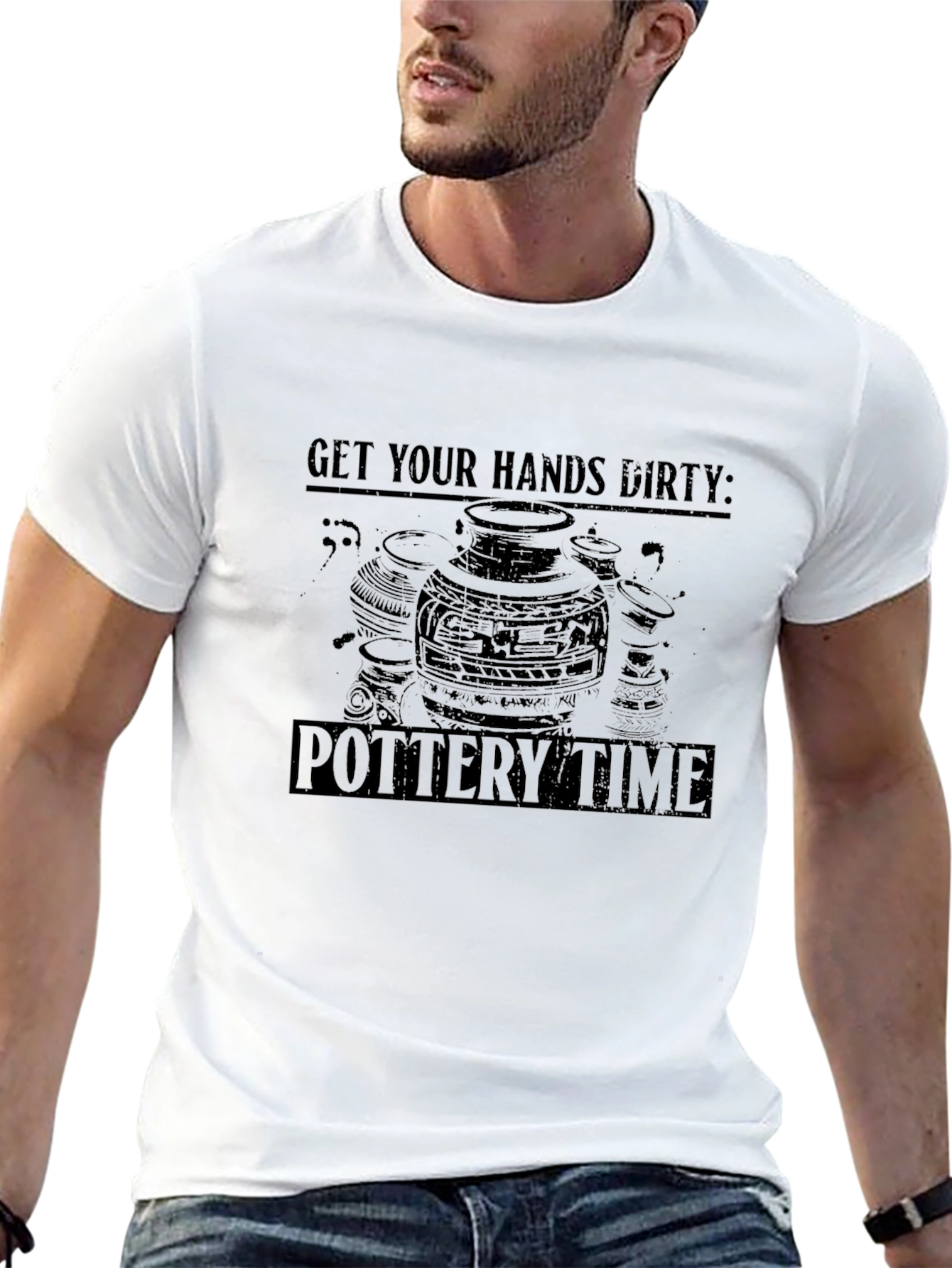 Pottery Time Graphic Tee - Get Your Hands Dirty!