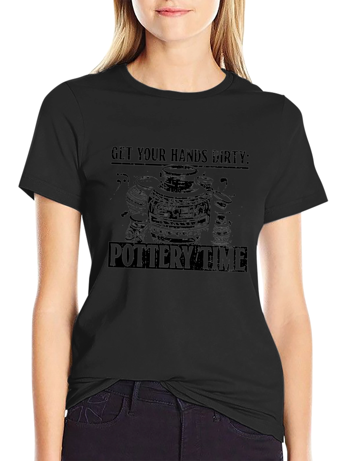 Pottery Time Graphic Tee - Get Your Hands Dirty!