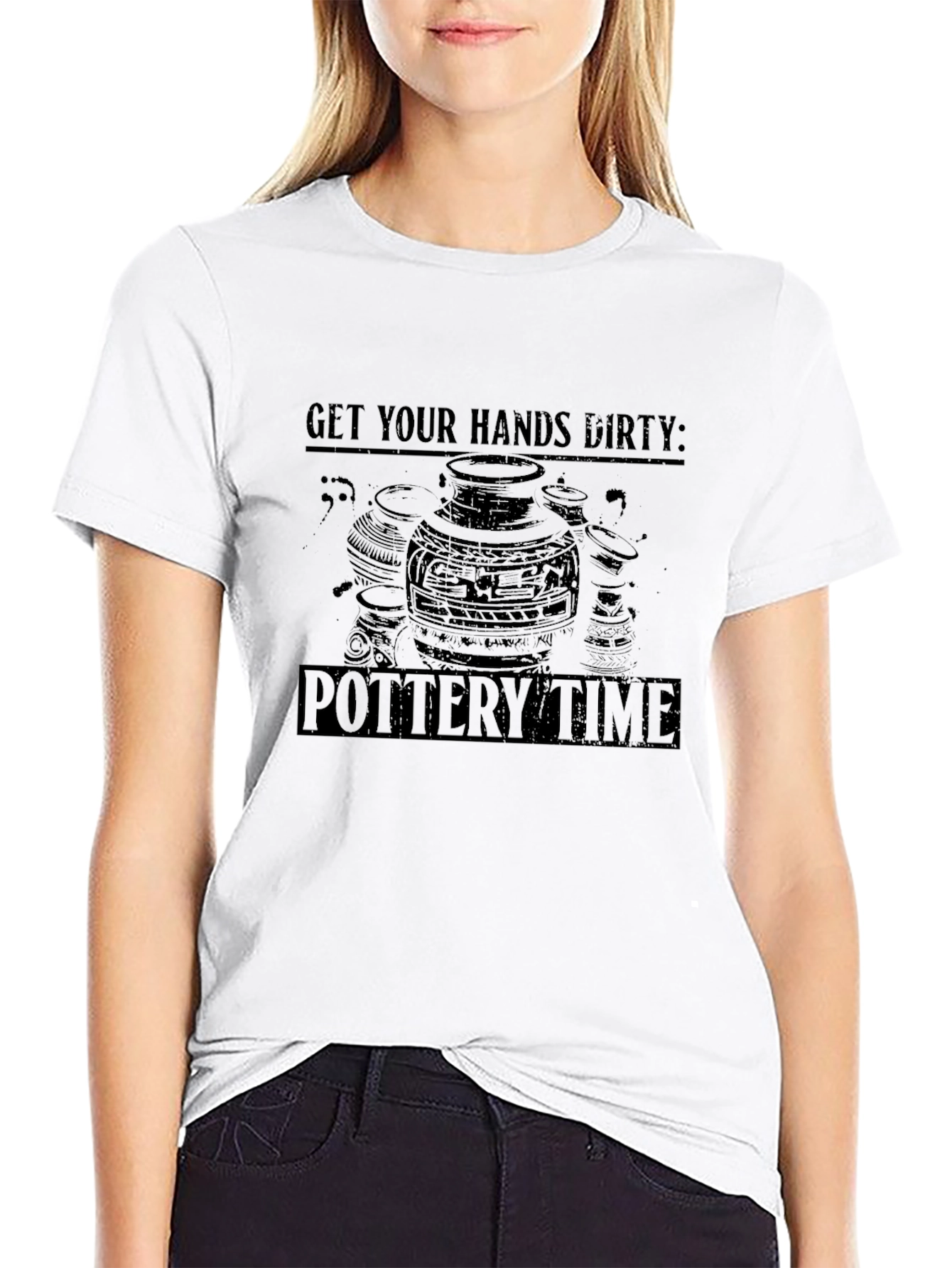Pottery Time Graphic Tee - Get Your Hands Dirty!