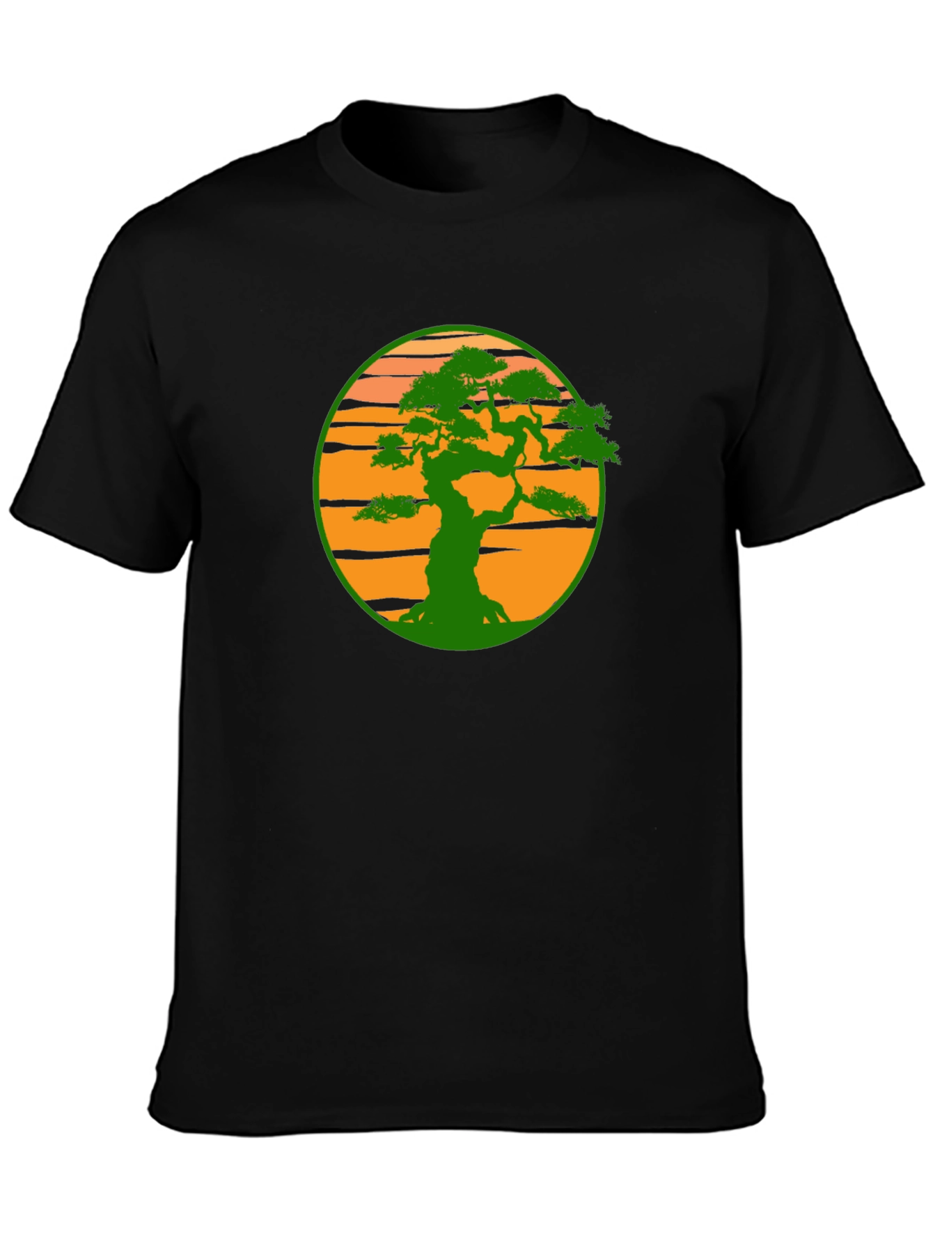 Bonsai Tree Graphic Tee - Artistic Nature Shirt