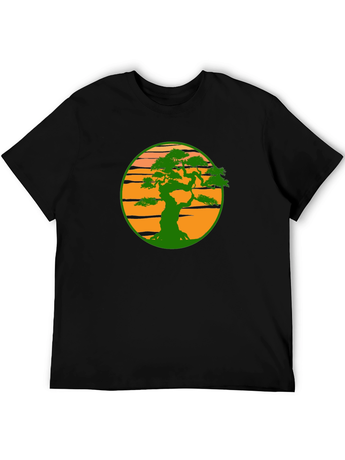 Bonsai Tree Graphic Tee - Artistic Nature Shirt