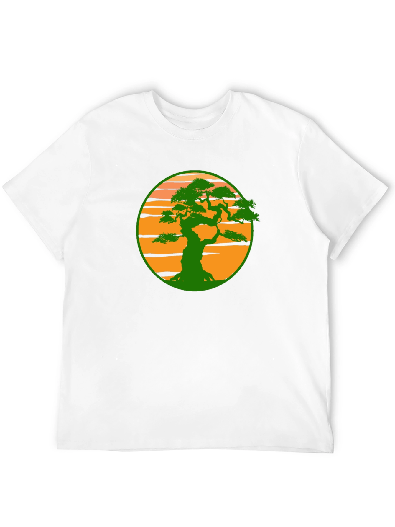 Bonsai Tree Graphic Tee - Artistic Nature Shirt