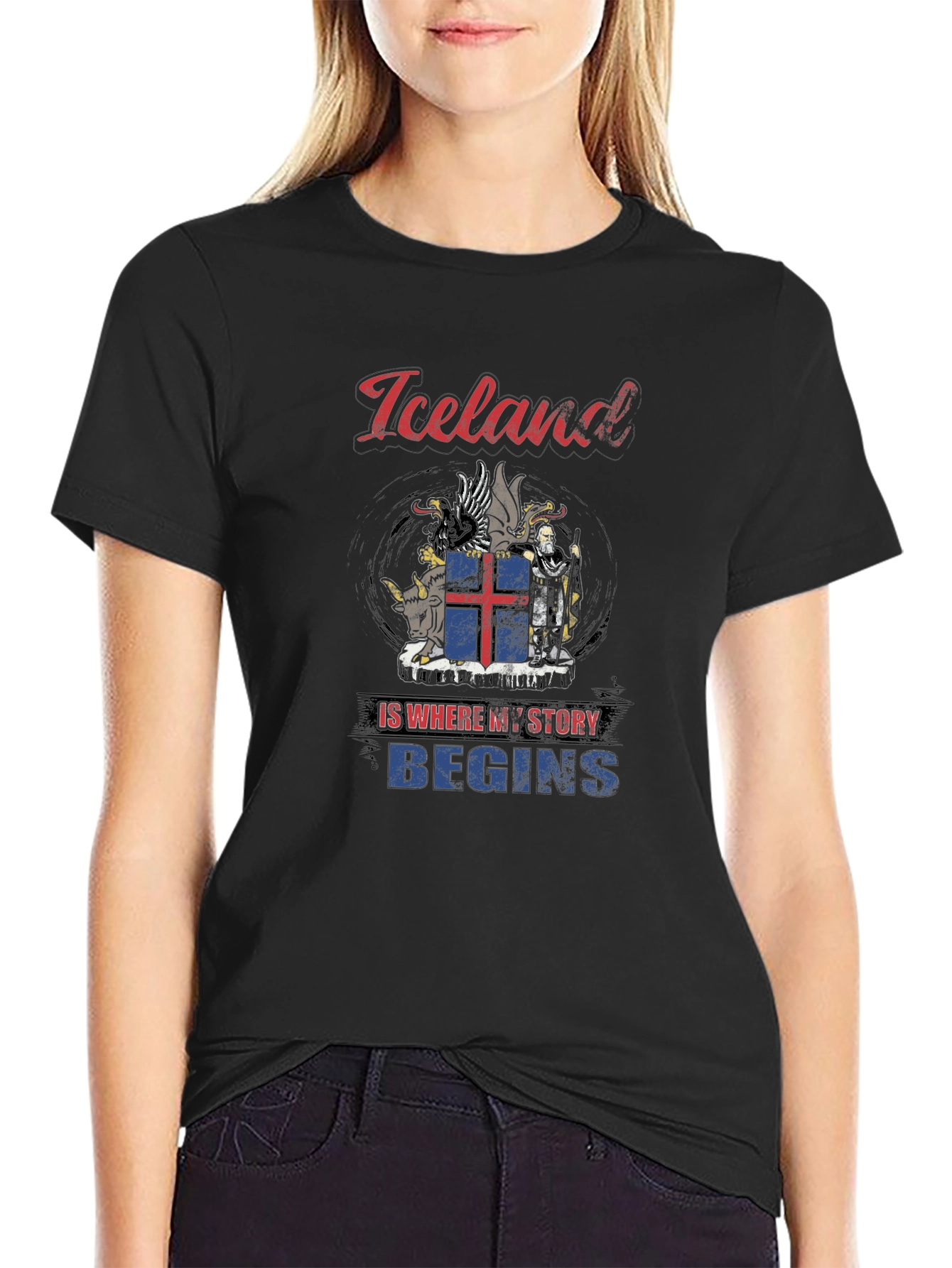 Iceland Story Begins T-Shirt