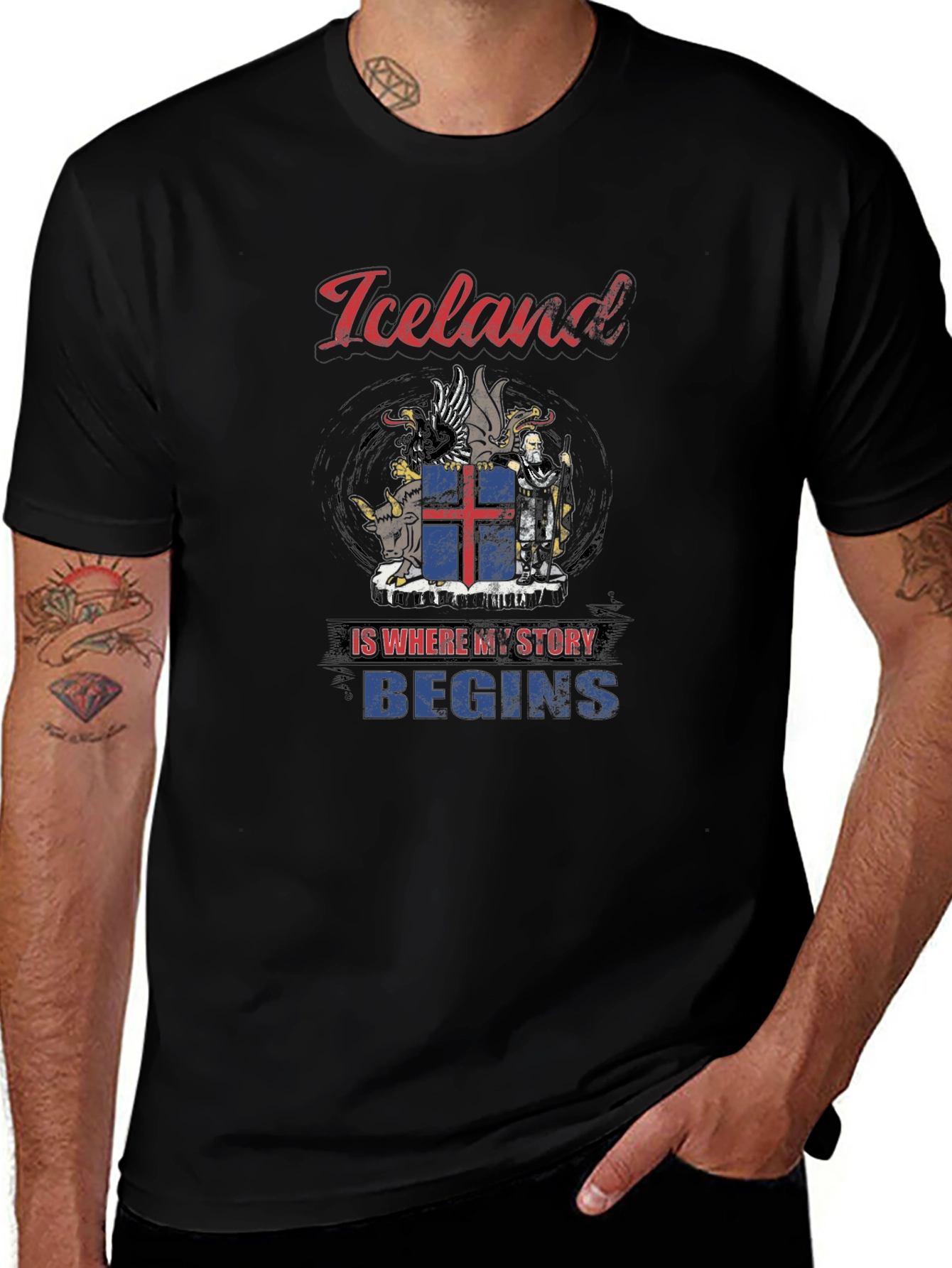 Iceland Story Begins T-Shirt