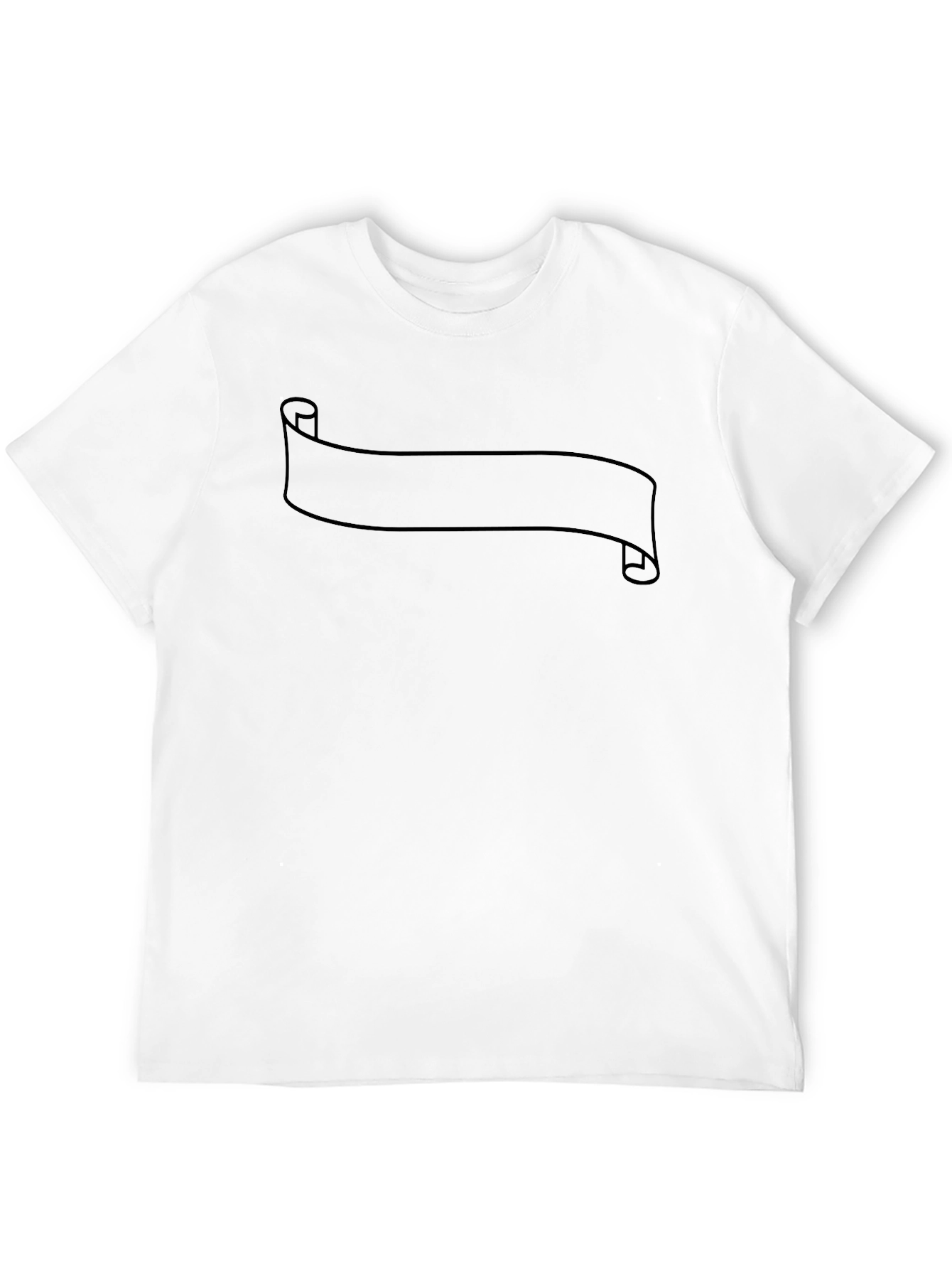Blank Banner Black T-Shirt