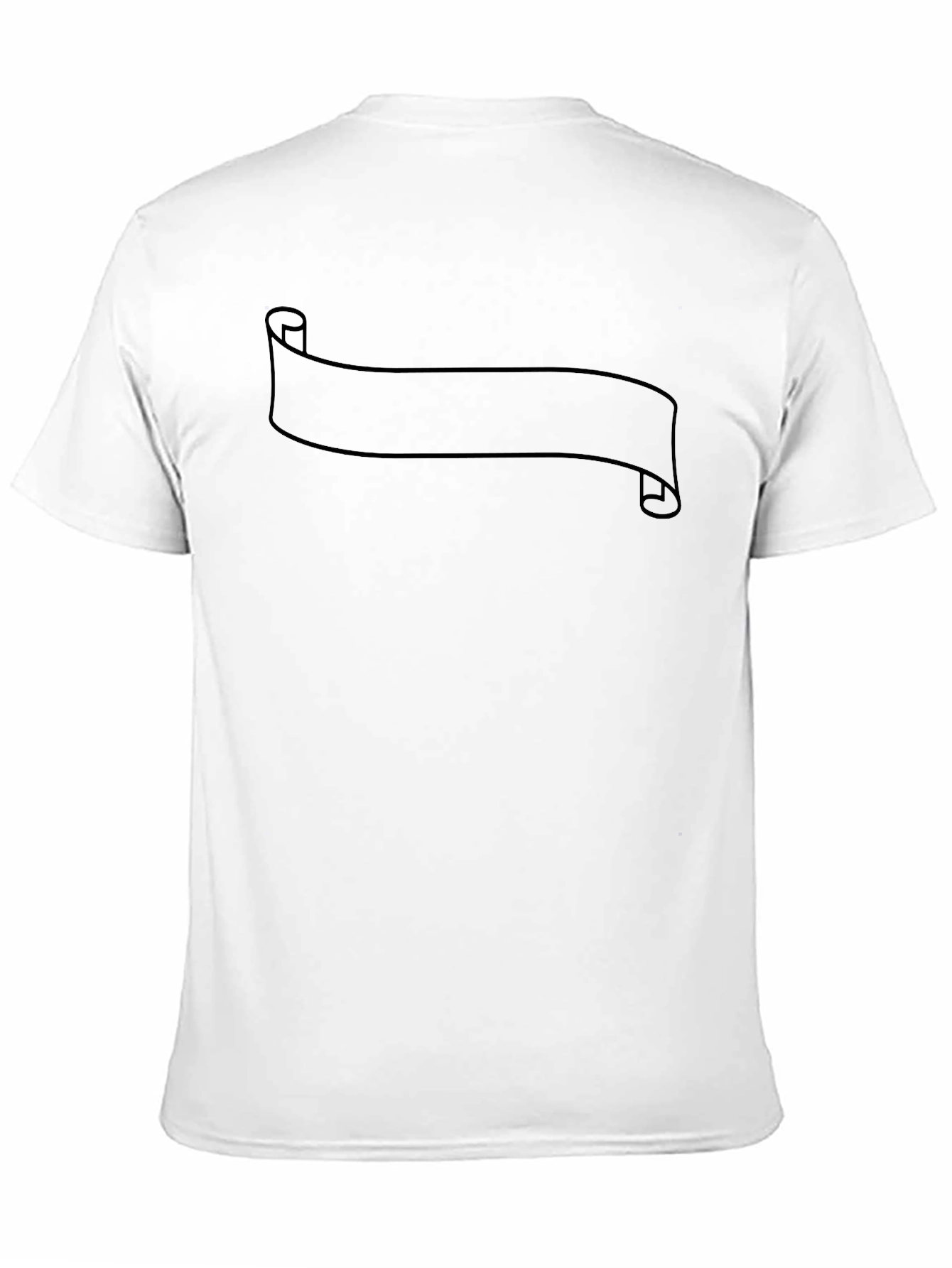 Blank Banner Black T-Shirt