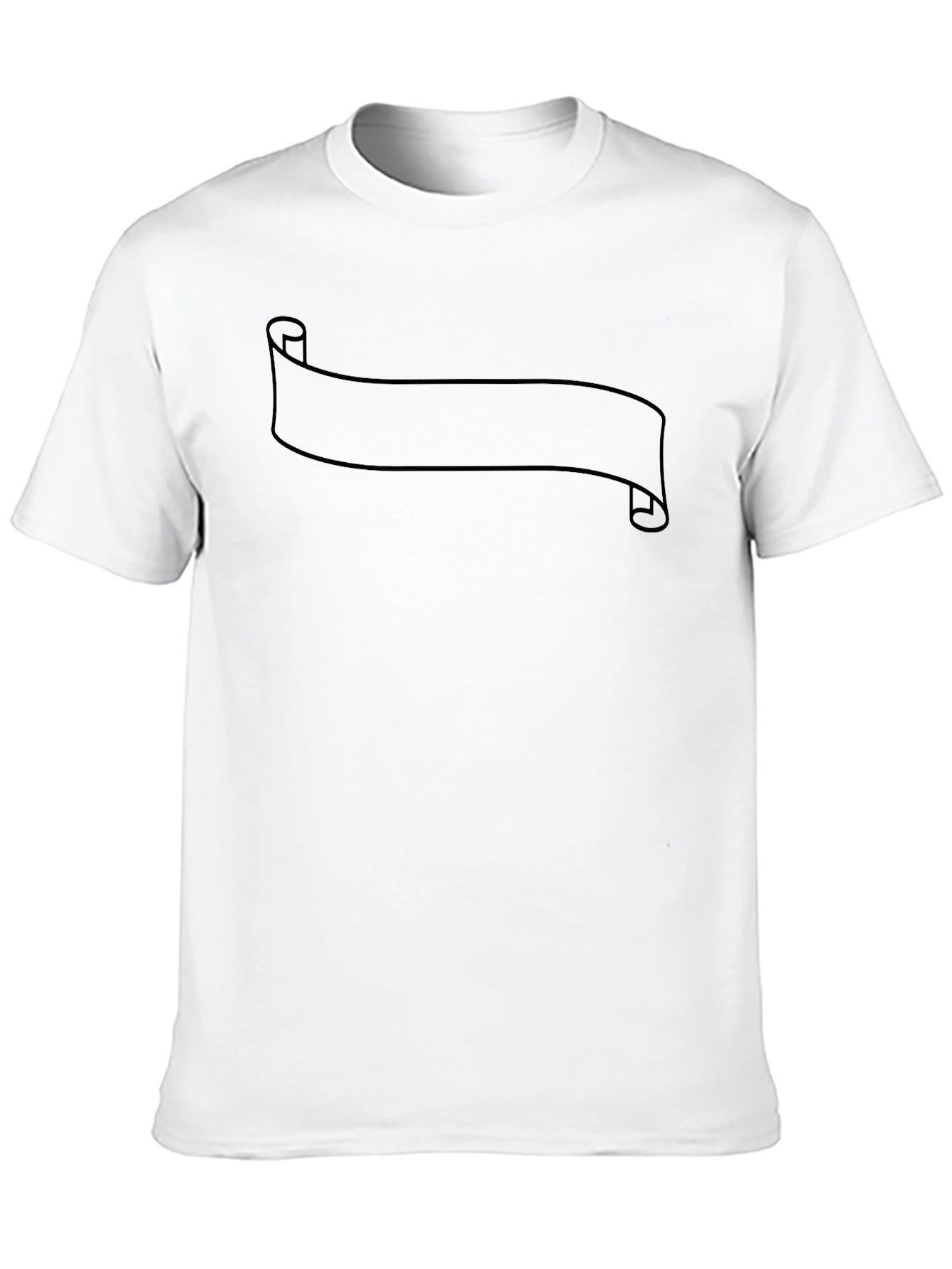 Blank Banner Black T-Shirt