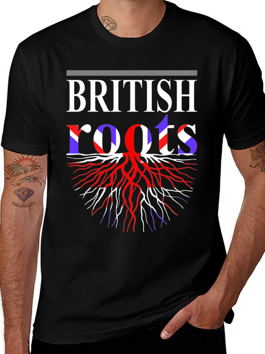 British Roots Graphic Tee - Stylish Heritage Design