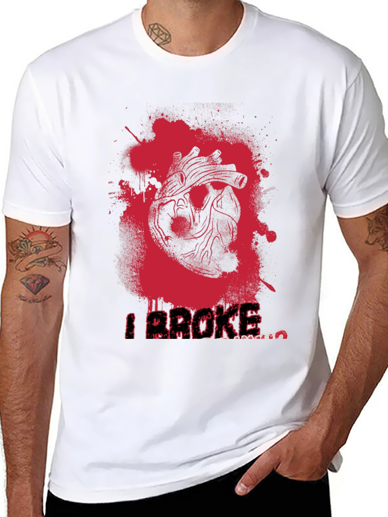 I Broke My Heart T-Shirt - Graphic Tee