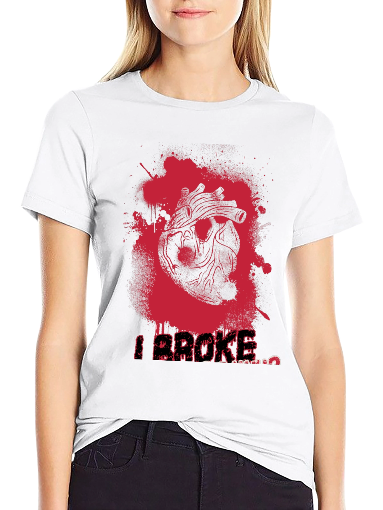 I Broke My Heart T-Shirt - Graphic Tee