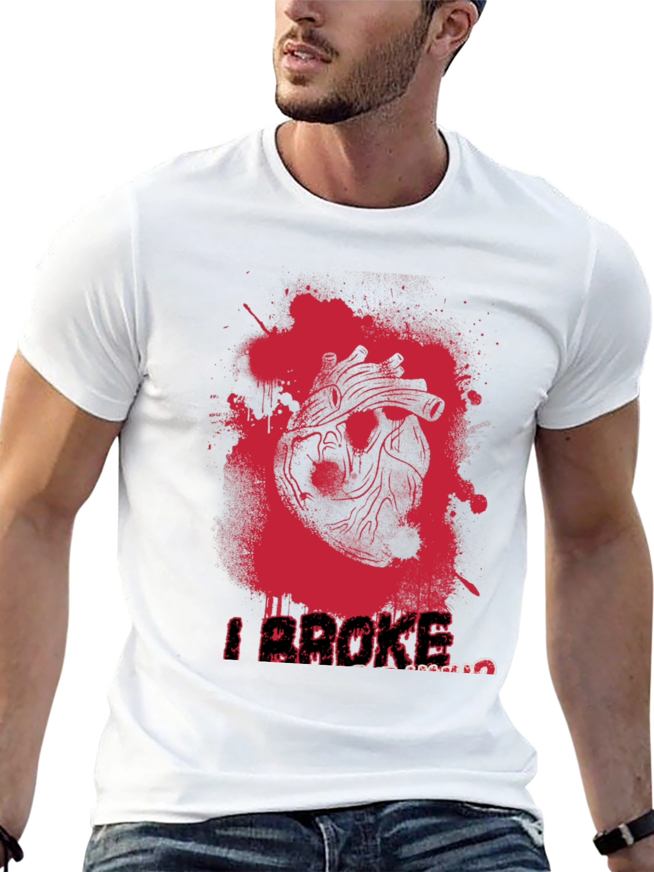 I Broke My Heart T-Shirt - Graphic Tee