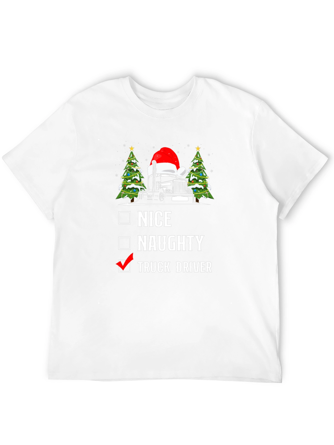 Truck Driver Christmas T-Shirt